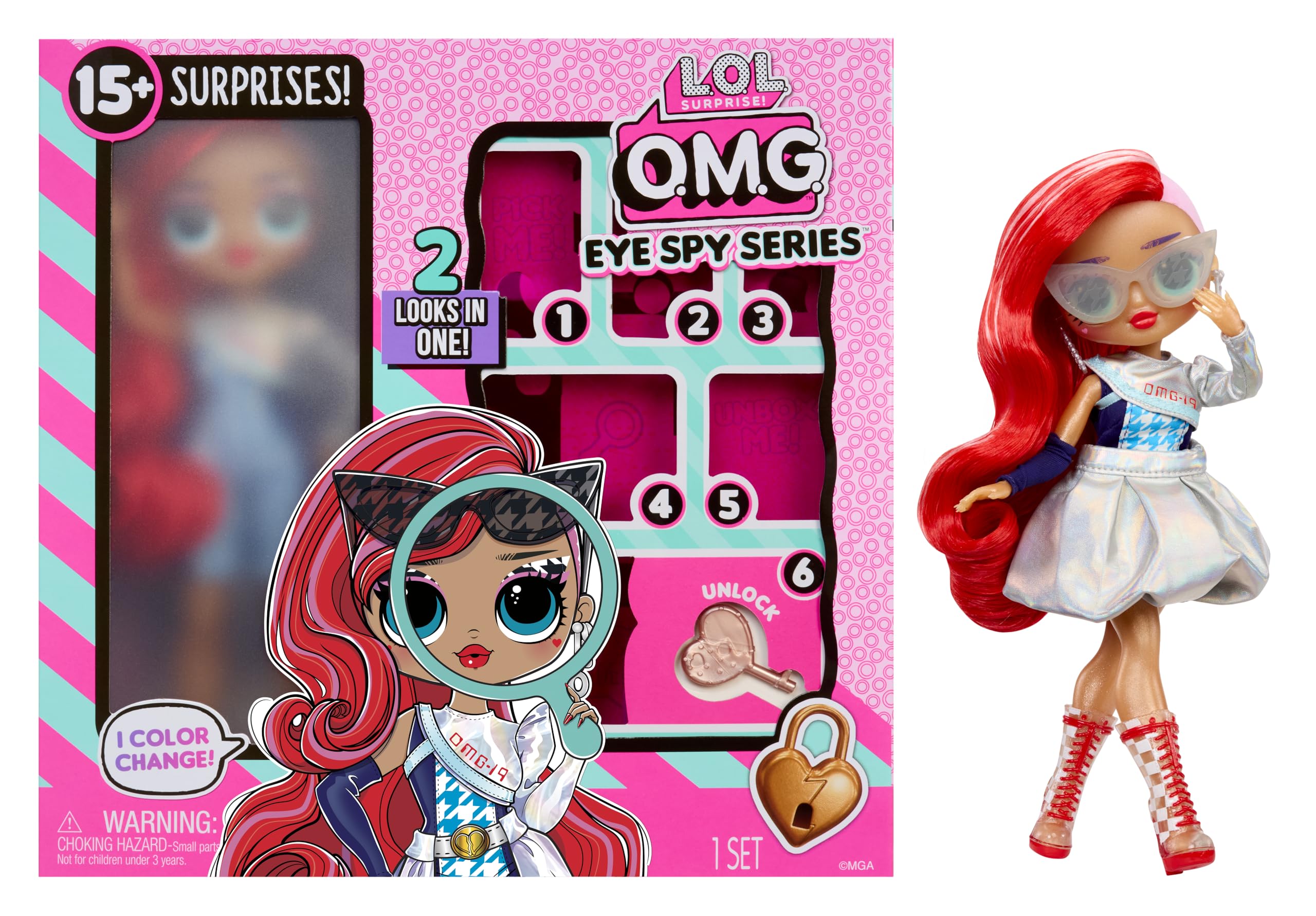 L.O.L. Surprise! OMG Eye Spy Series Doll - Spy Style - Ages 36 Months to 10 Years 8