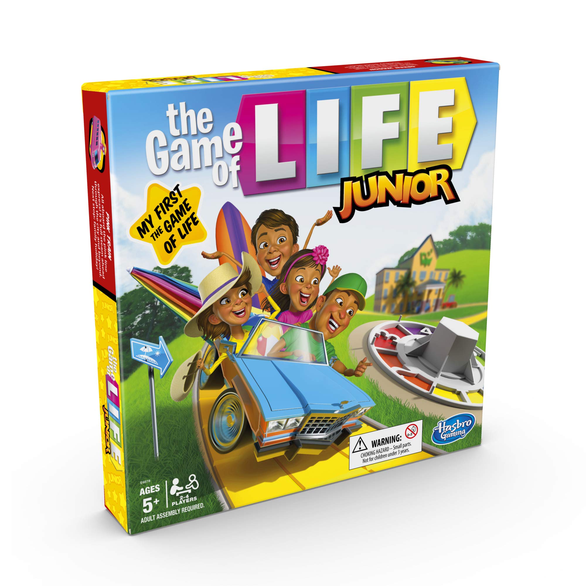 Hasbro Gaming The Game of Life Junior Board Game - Family Vacation Adventure for Kids Ages 5+, 2-4 Players 3