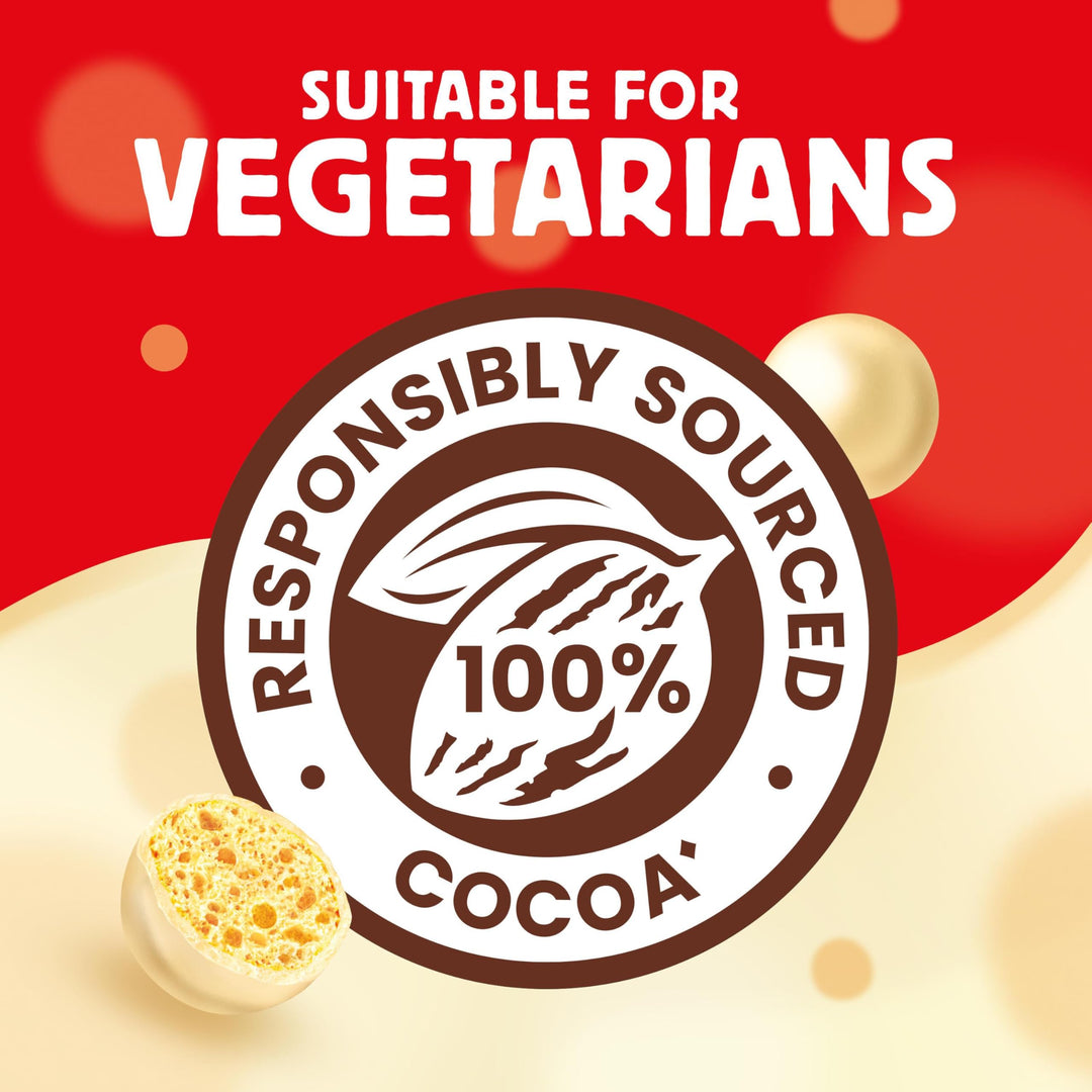 Maltesers White Chocolate & Honeycomb 126g Share Bag
