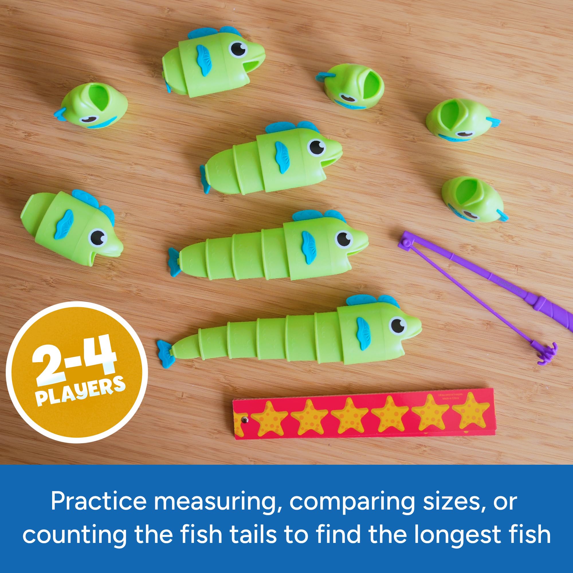 Educational Insights Reel Big Catch Game - Learn Measurement | Ages 3+ | 2-3 Players 5