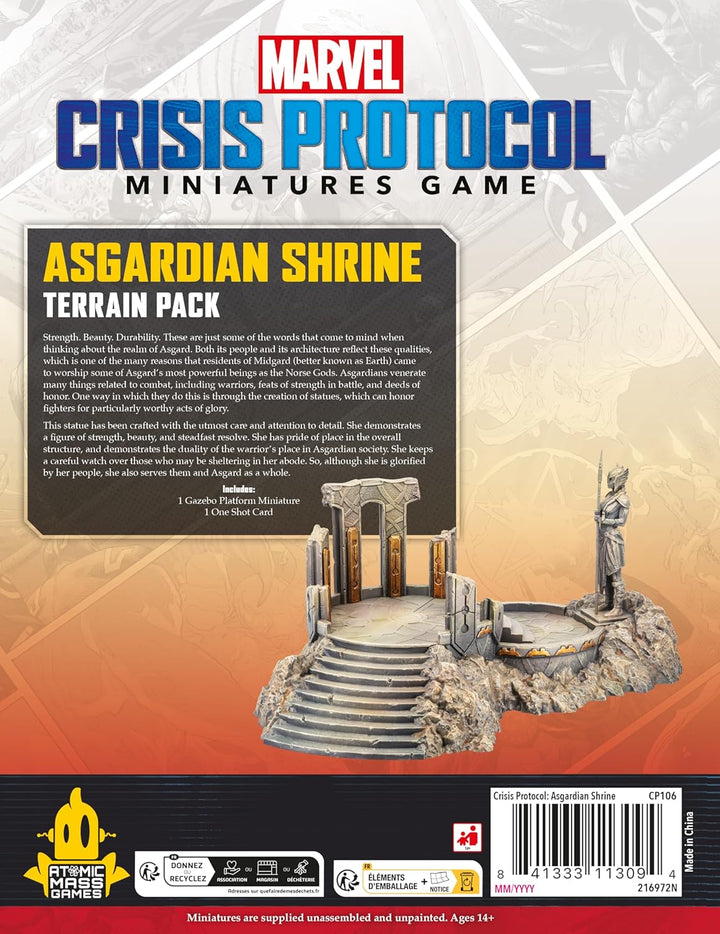 Atomic Mass Games Marvel Crisis Protocol: Asgardian Shrine Terrain Pack (FFGCP106)