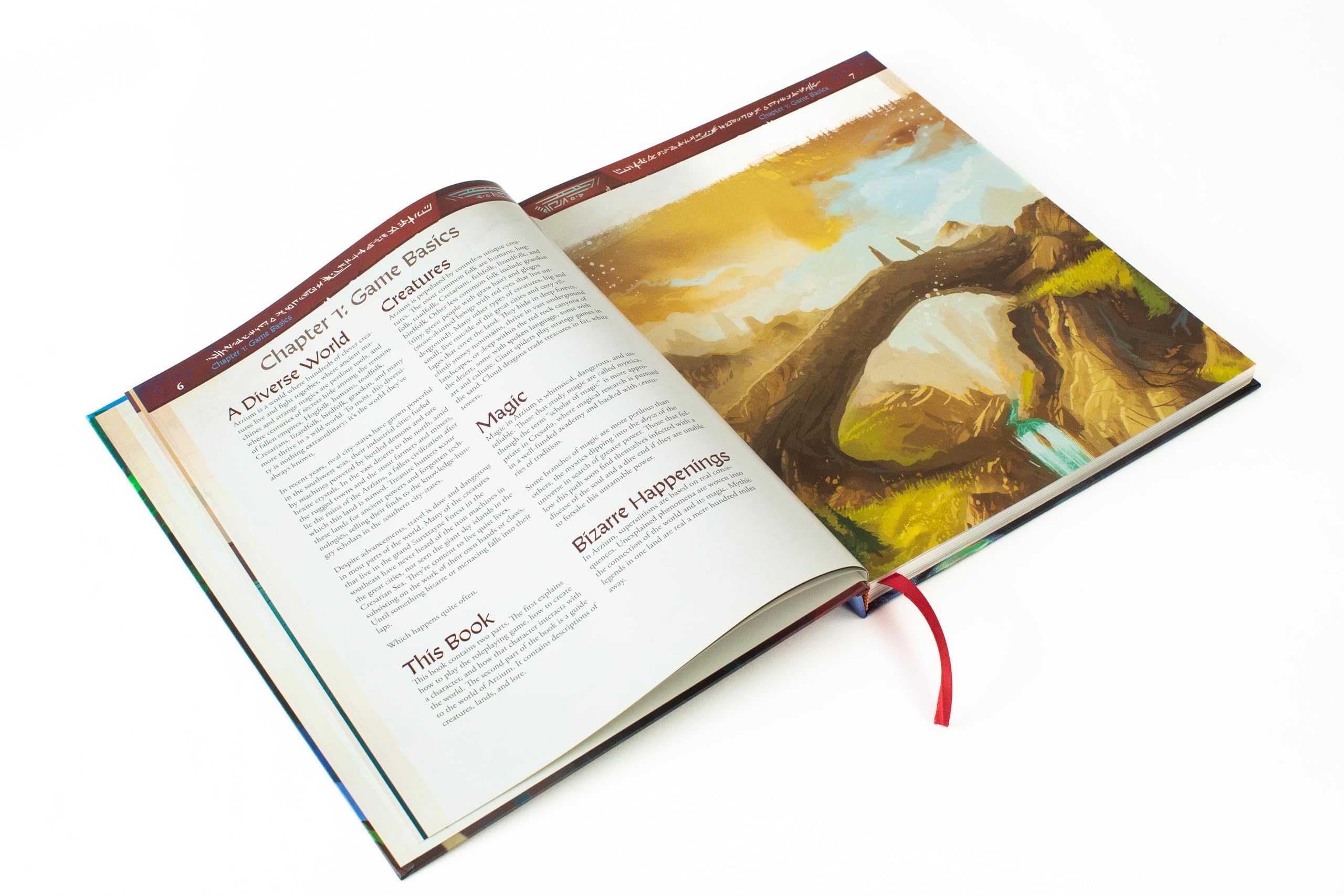 World of Arzium RPG Book - Red Raven Games 6