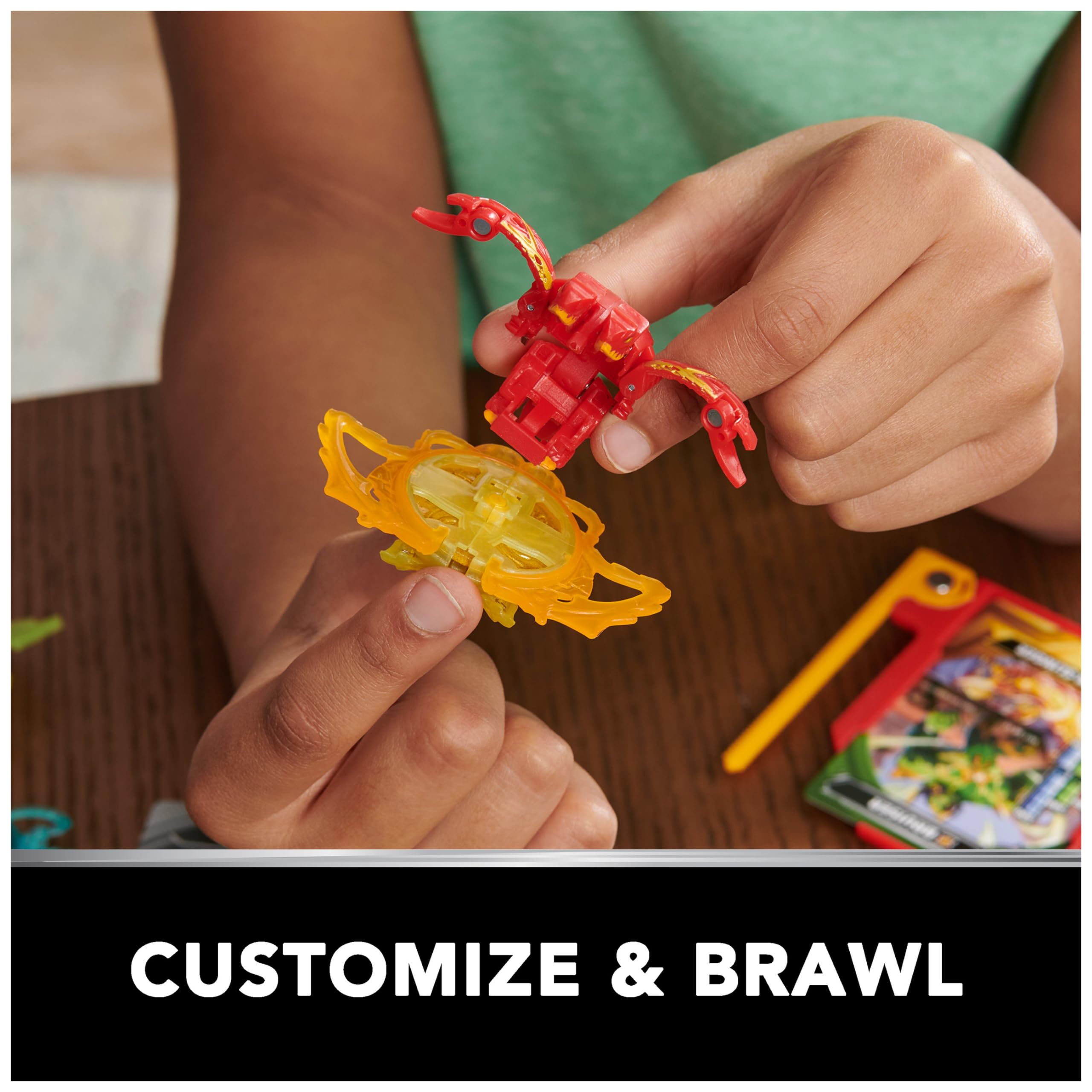 BAKUGAN Training Set with Titanium Dragonoid - Dragon Clan Theme | Ages 6+ | Includes Cards & Tokens 8