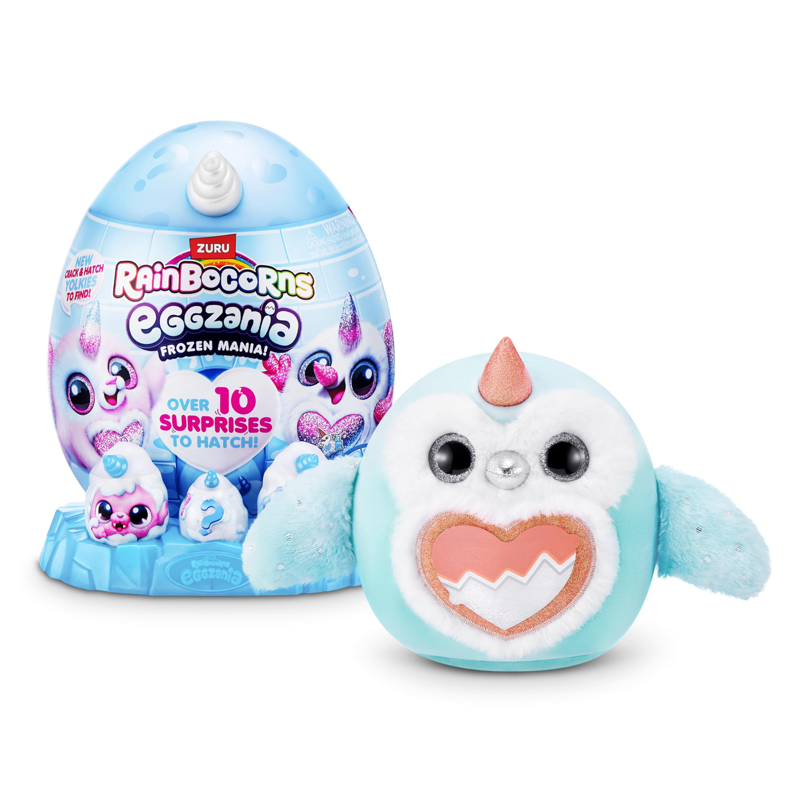 Rainbocorns Eggzania Easter Egg Surprise Frozencorn Mania Owl (ICEY-HOO) Soft Doll | Polyester | 400g 3