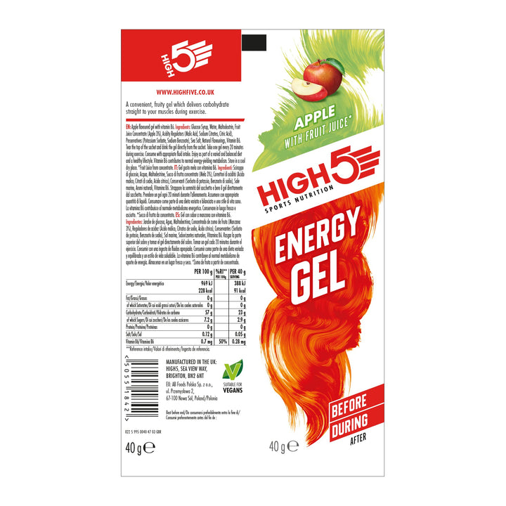 HIGH5 Energy Gels - Quick Release Sports Gels to Power Muscles for Peak Per