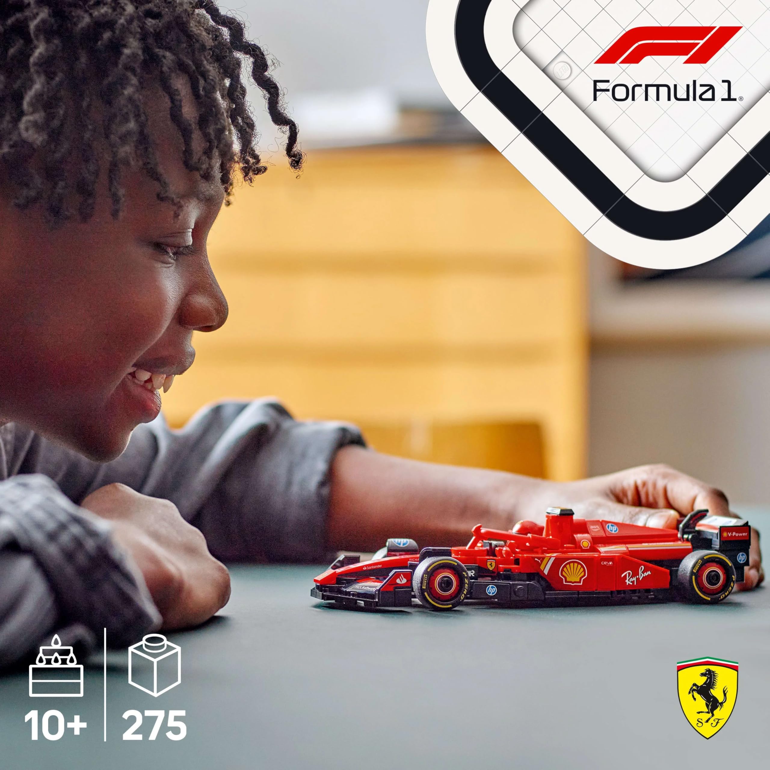 LEGO Speed Champions Ferrari SF-24 F1 Race Car Toy with Driver Minifigure - Building Set for Ages 10+ 5
