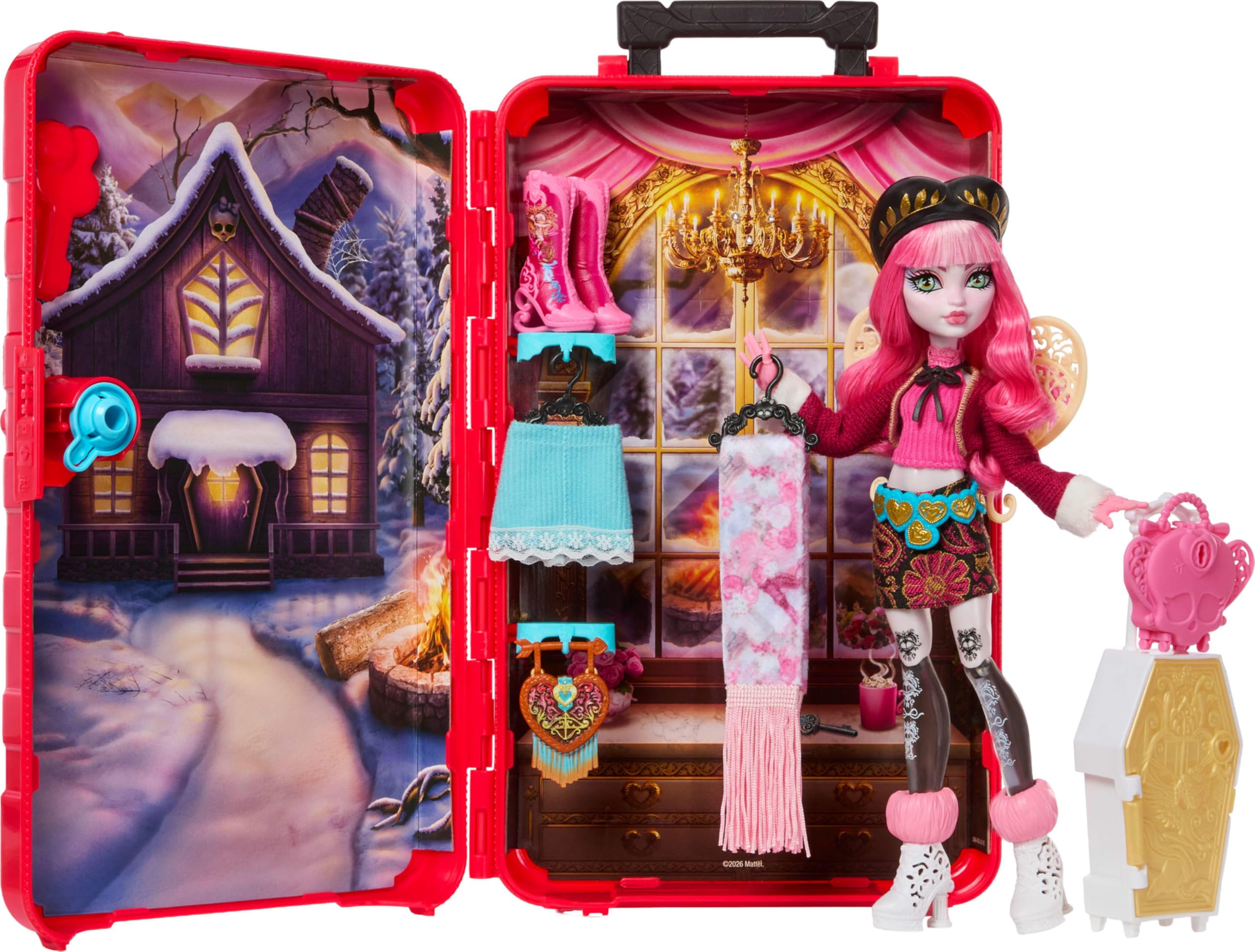 Monster High Skulltimate Secrets Cupid Asteria Doll and Accessories Set | Ages 4+ | Multicolor 2