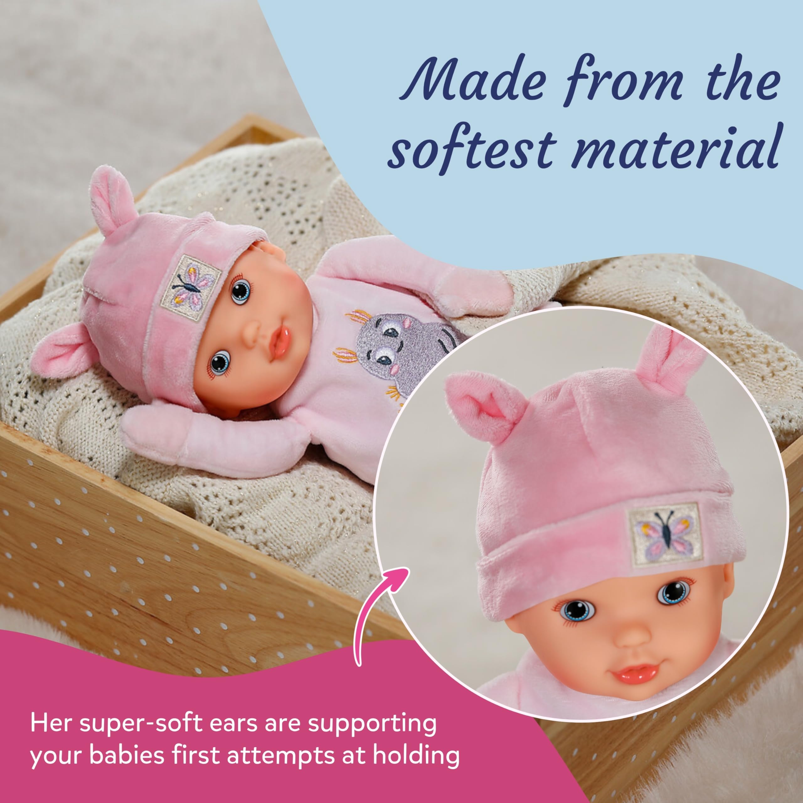 Baby Annabell Sweetie Pink - Soft30 cm First Doll for Newborns 11