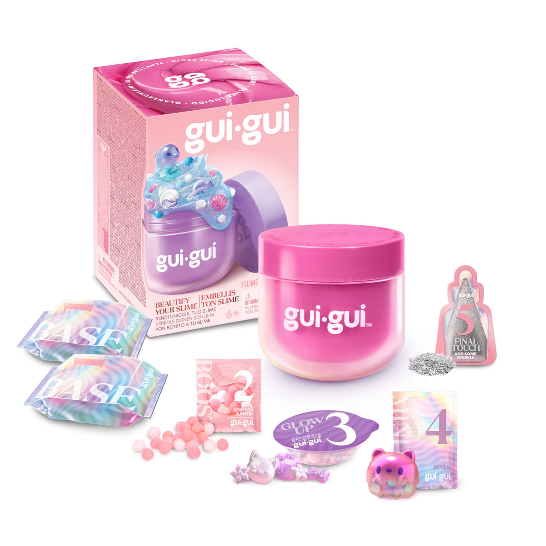 Gui Gui Cloud Slime - Create & Collect Scented Slime with 4 Textures (Gloss, Clear, Butter, Cloud)