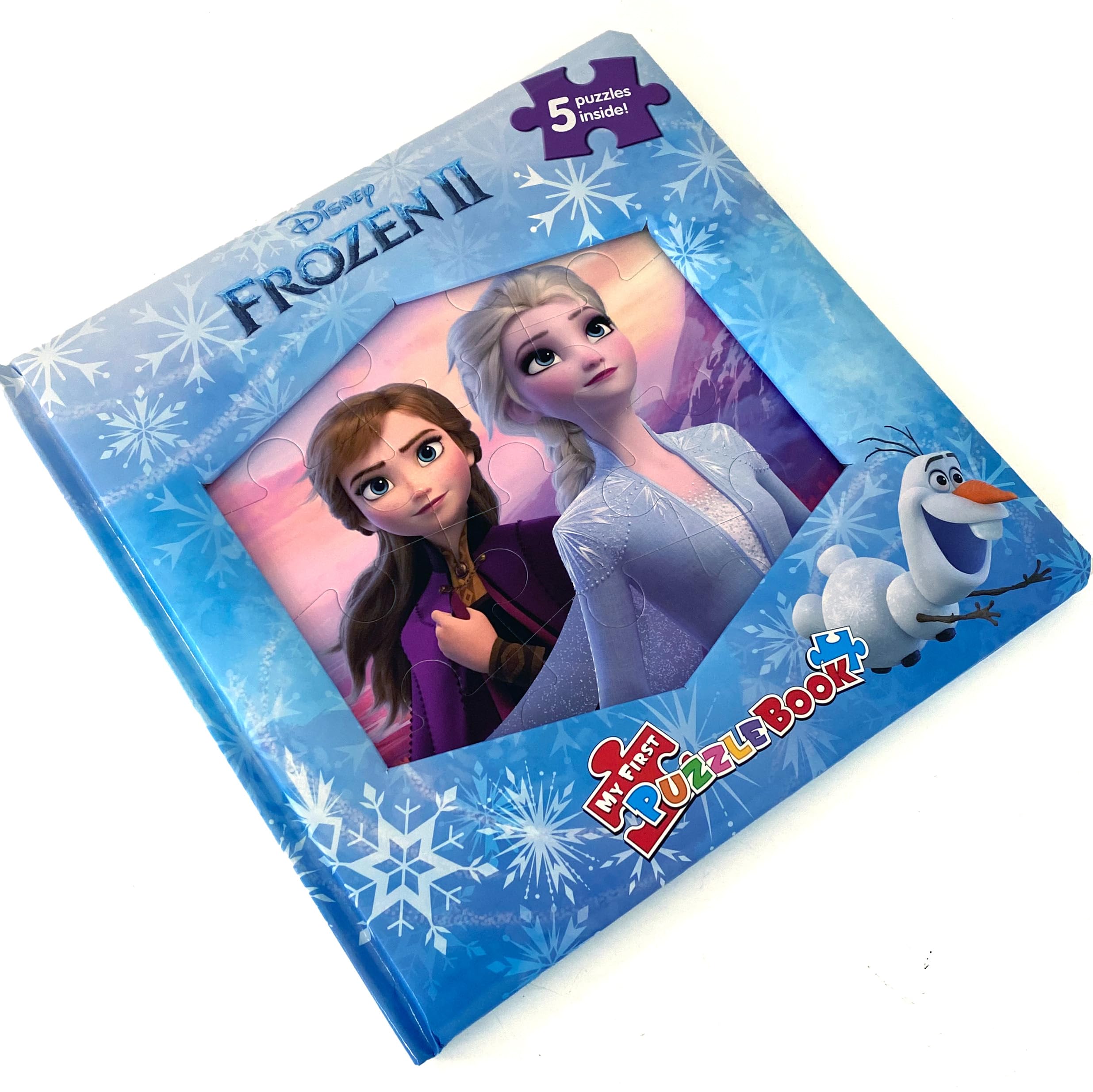 Phidal Disney Frozen 2 My First Puzzle Book | 10-Page Board Book | 5 Puzzles 6