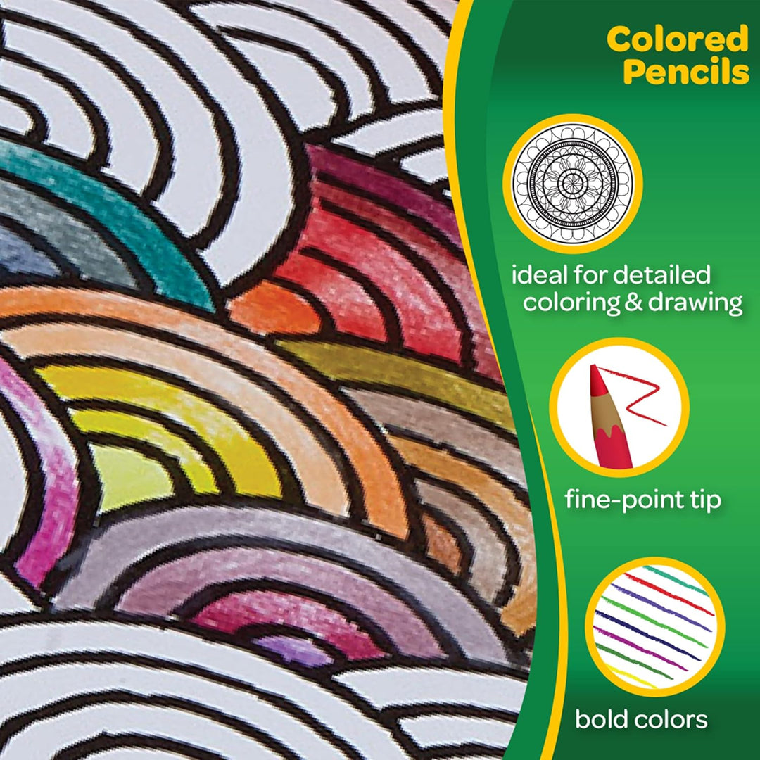 CRAYOLA Coloured Pencils - 48 Pack Multicolor Pencils for Kids, Ages 3+