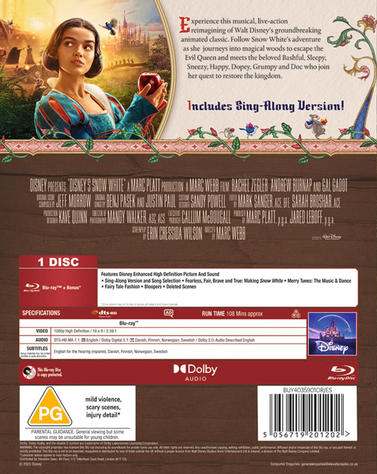 Snow White (Live Action) [Blu-ray]