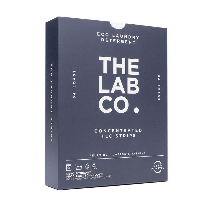 The Lab Co. - Laundry Detergent Strips (64 Loads, Cotton Lavender Jasmine)