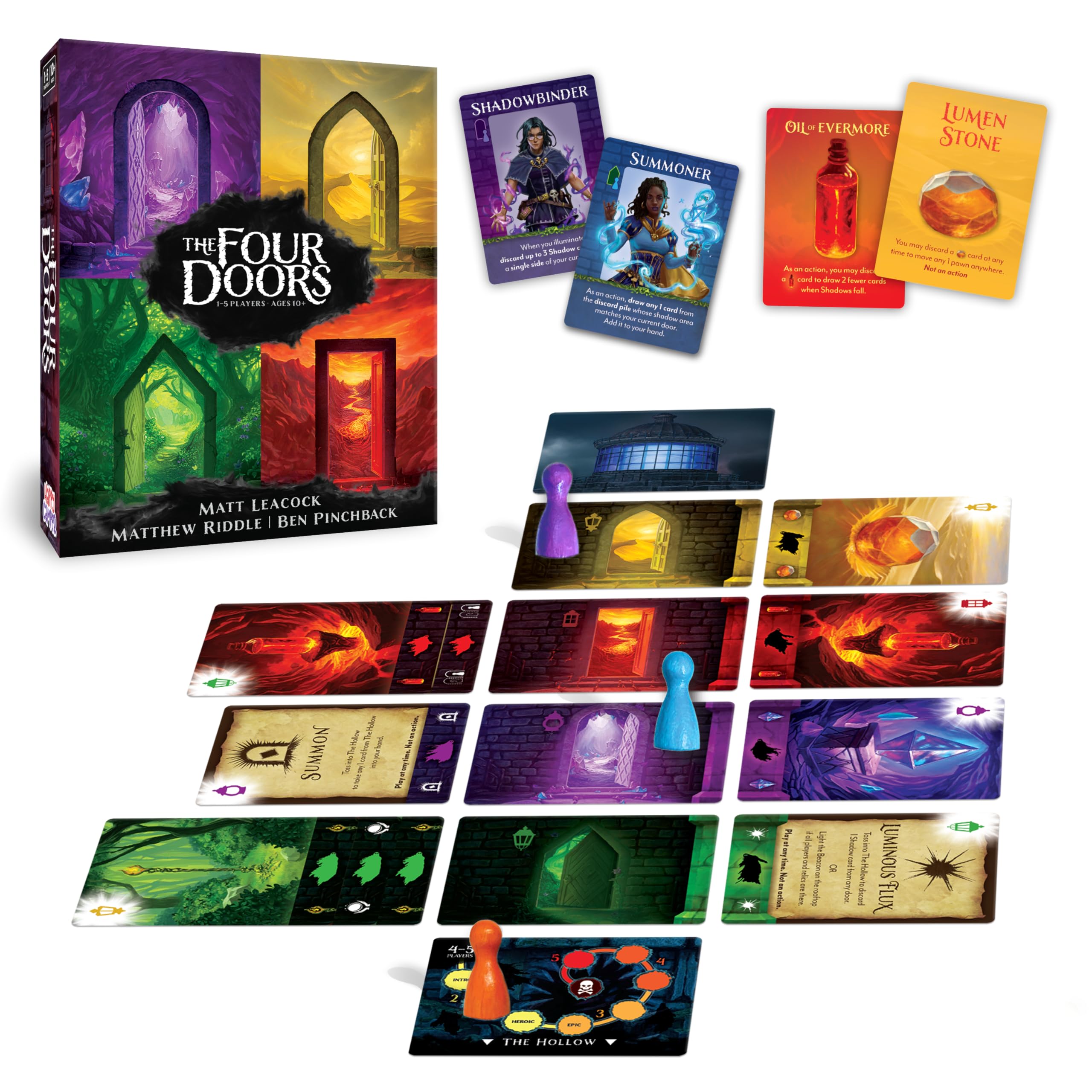 Happy Camper The Four Doors Cooperative Board Game 4