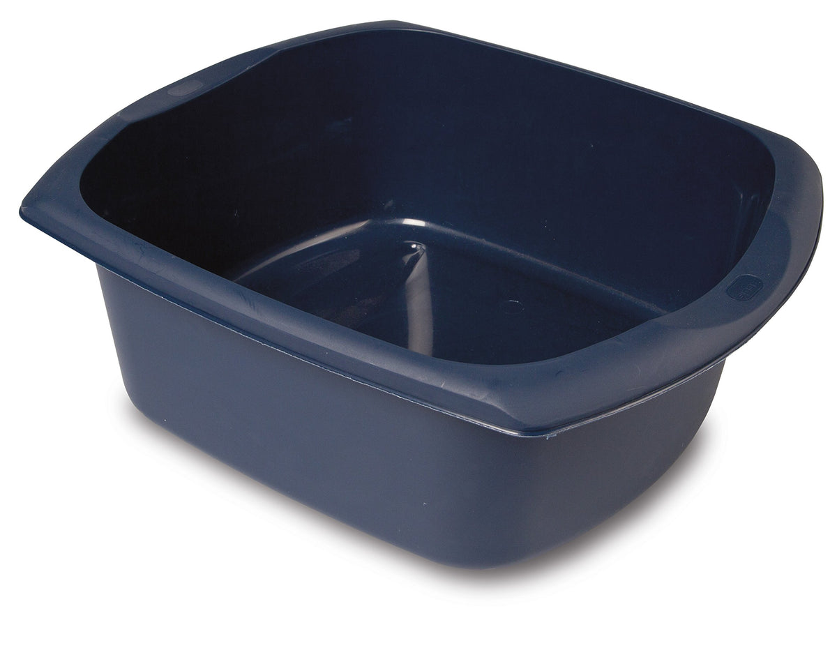 Addis Large Rectangular Washing Up Bowl - 9.5 Litre, Ink Blue