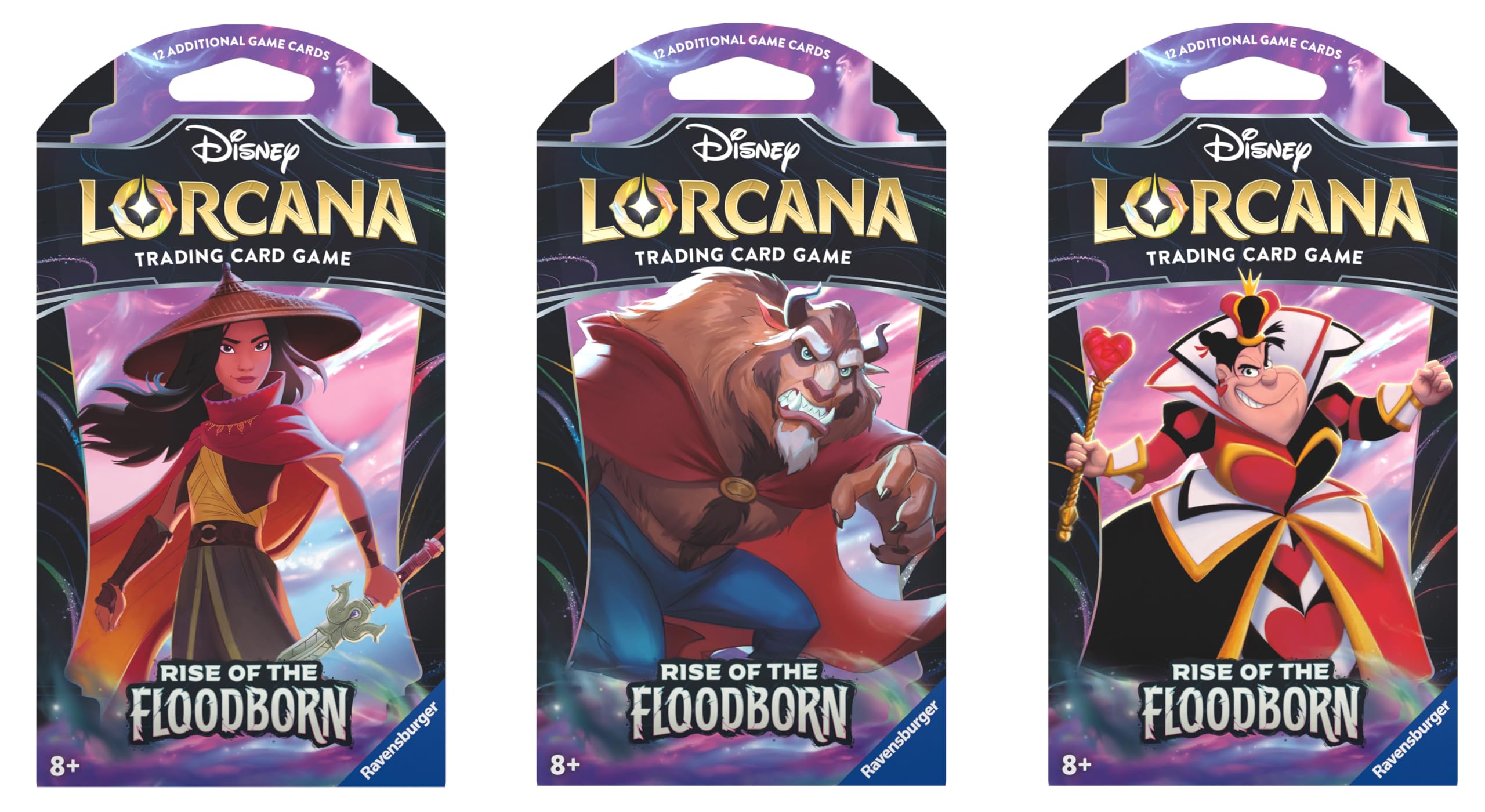 Ravensburger Disney Lorcana Trading Card Game - Set 2: Rise of The Floodborn Booster Pack | Ages 8+ 1