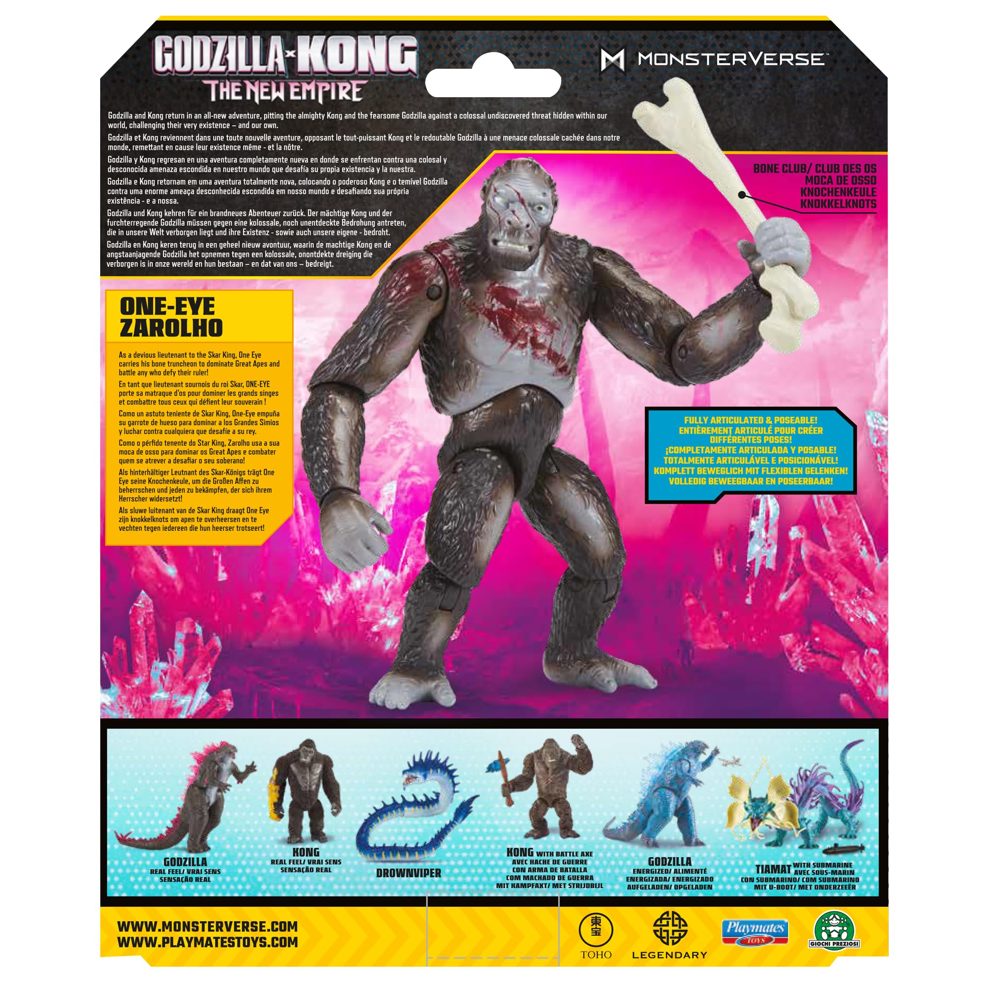 MonsterVerse One-Eye Action Figure - 6-Inch Scale | High Articulation | Plastic 5