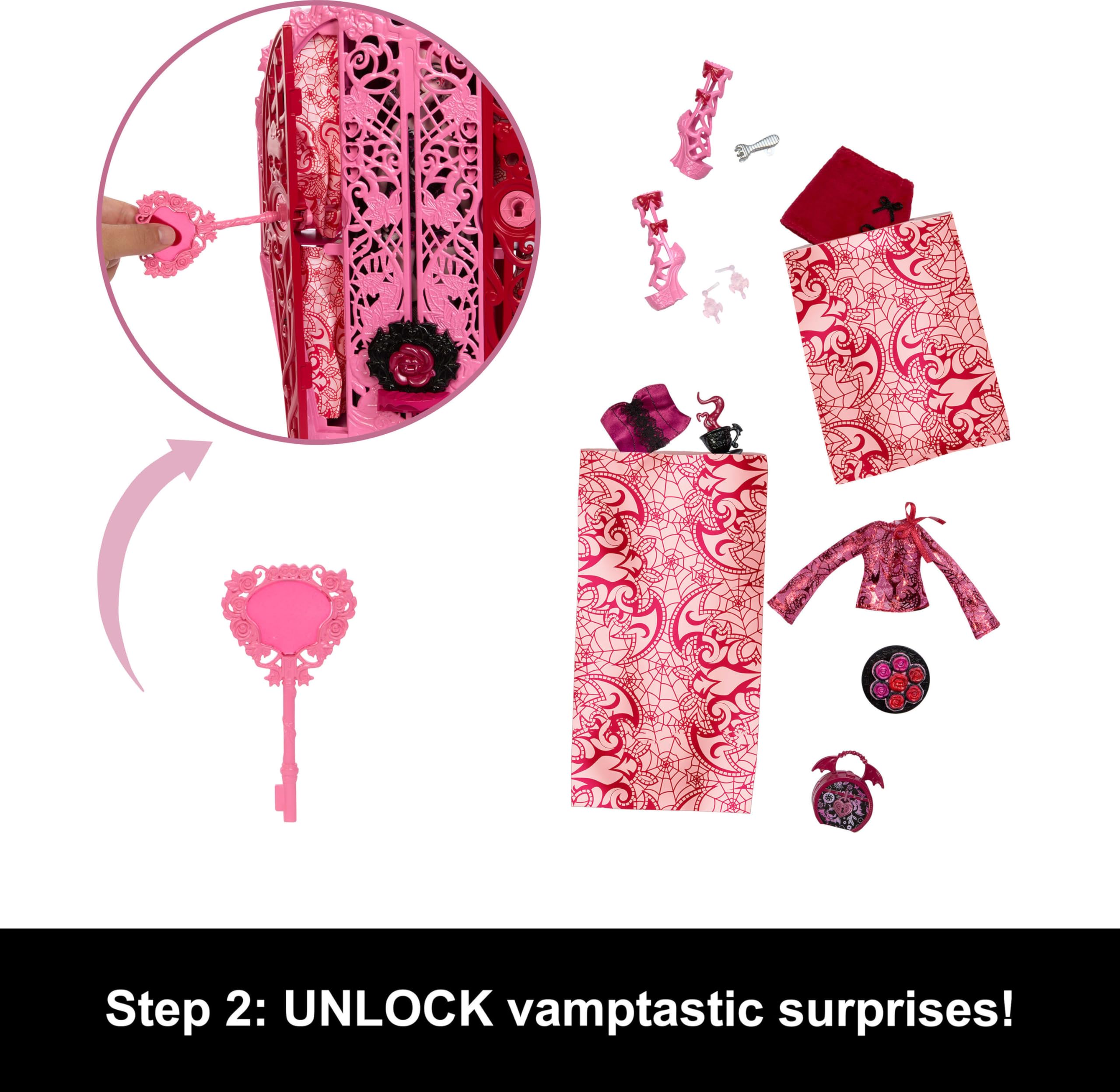 Monster High Skulltimate Secrets Doll and Accessories Set - Garden Mysteries, Draculaura Playset for Ages 4-10 8