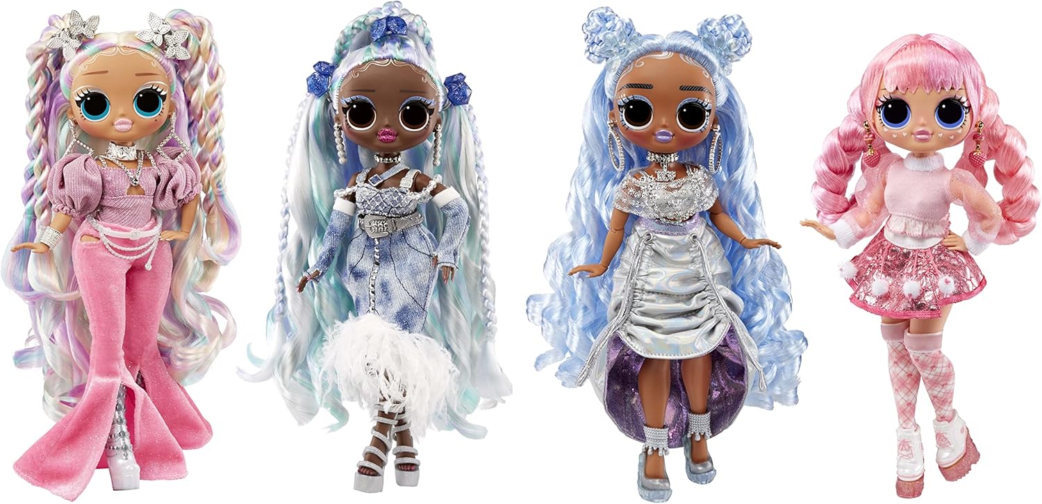 LOL Surprise OMG Fashion Show Hair Edition - Lady Braids 10" Doll with Transforming Hair & Accessories 8