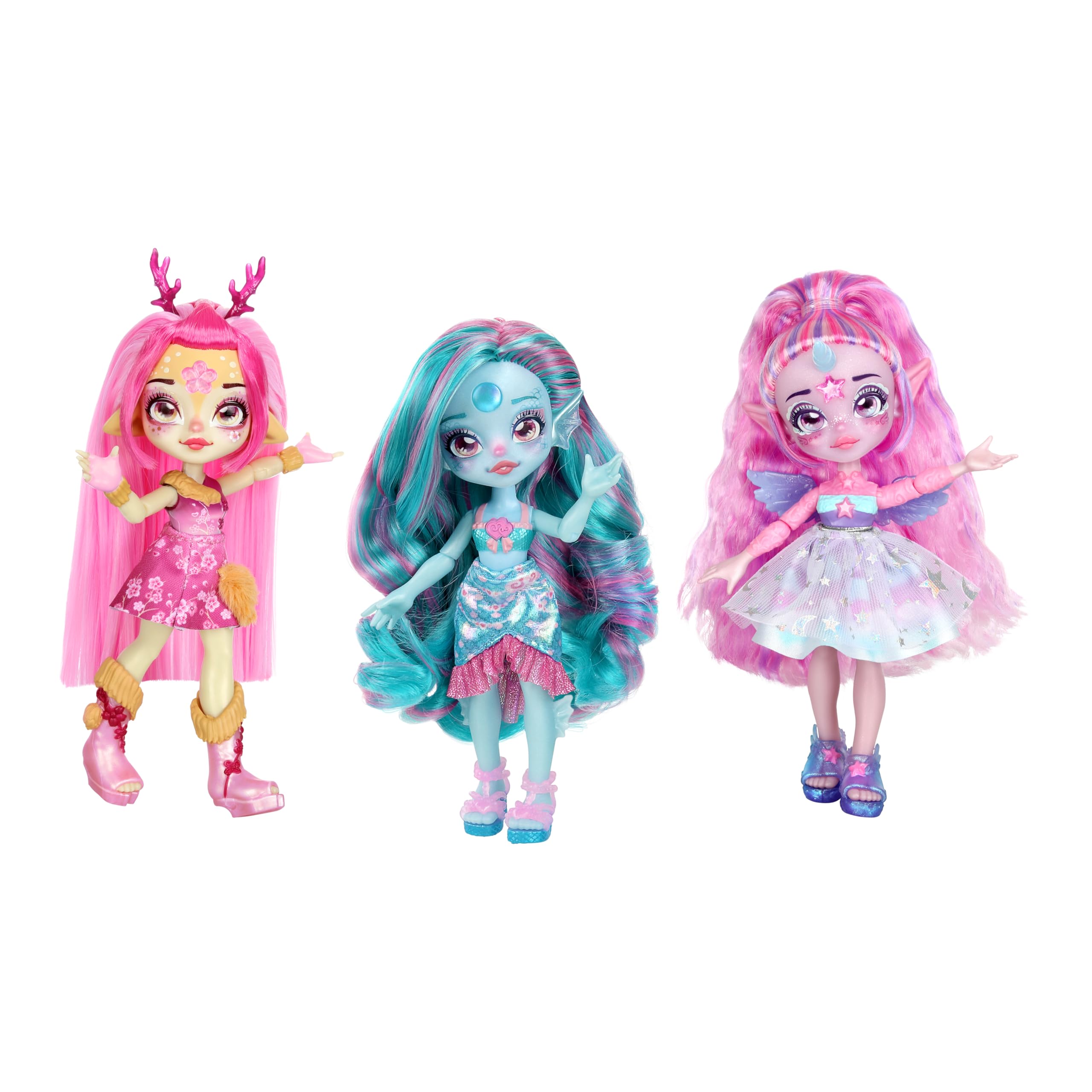Magic Mixies Pixlings Deerlee The Deer Pixling - Magical Potion Reveal Doll | 6.5" Doll | Ages 5+ 6