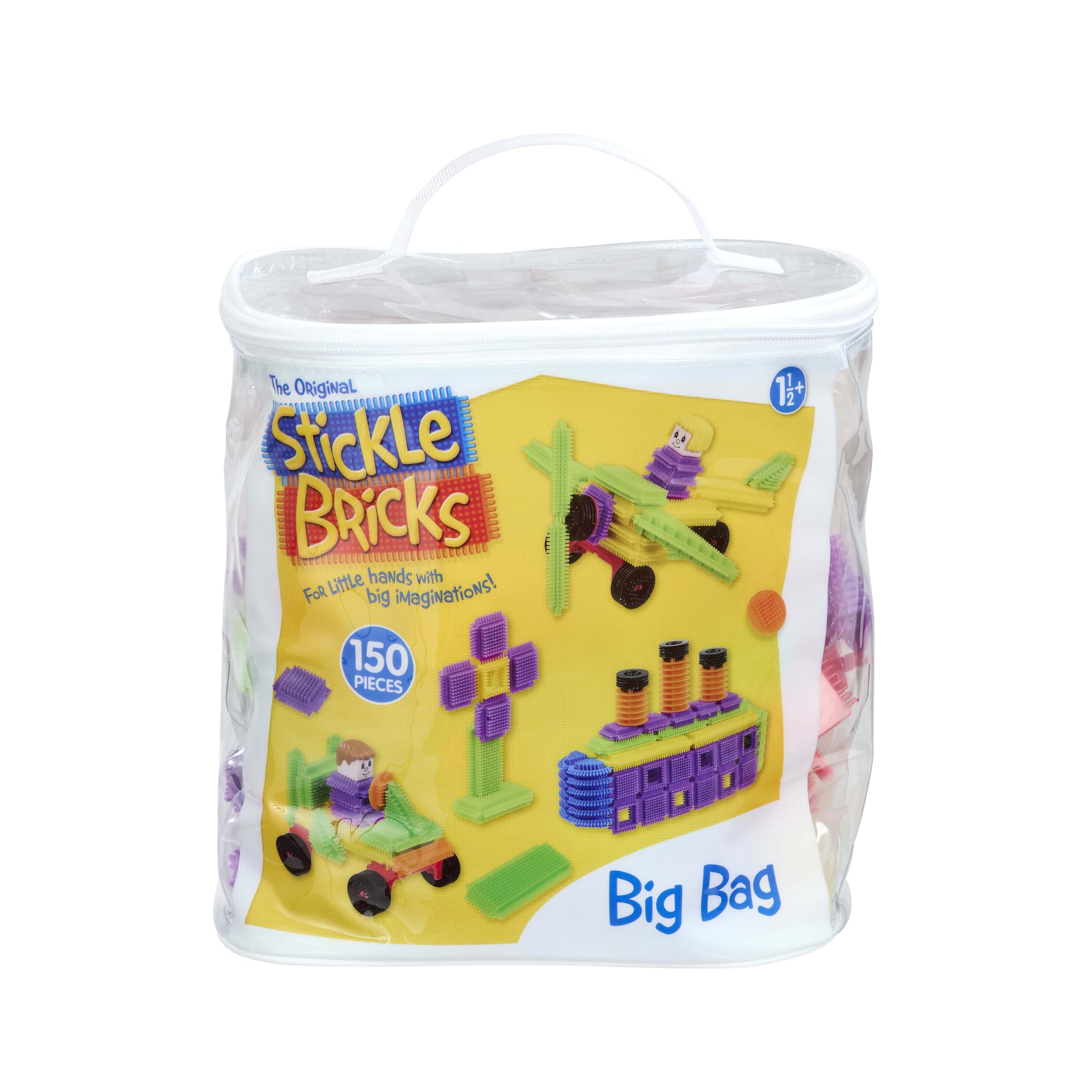 Stickle Bricks Big Bag - Toddler Construction Toy for Ages 18 Months and Up 6