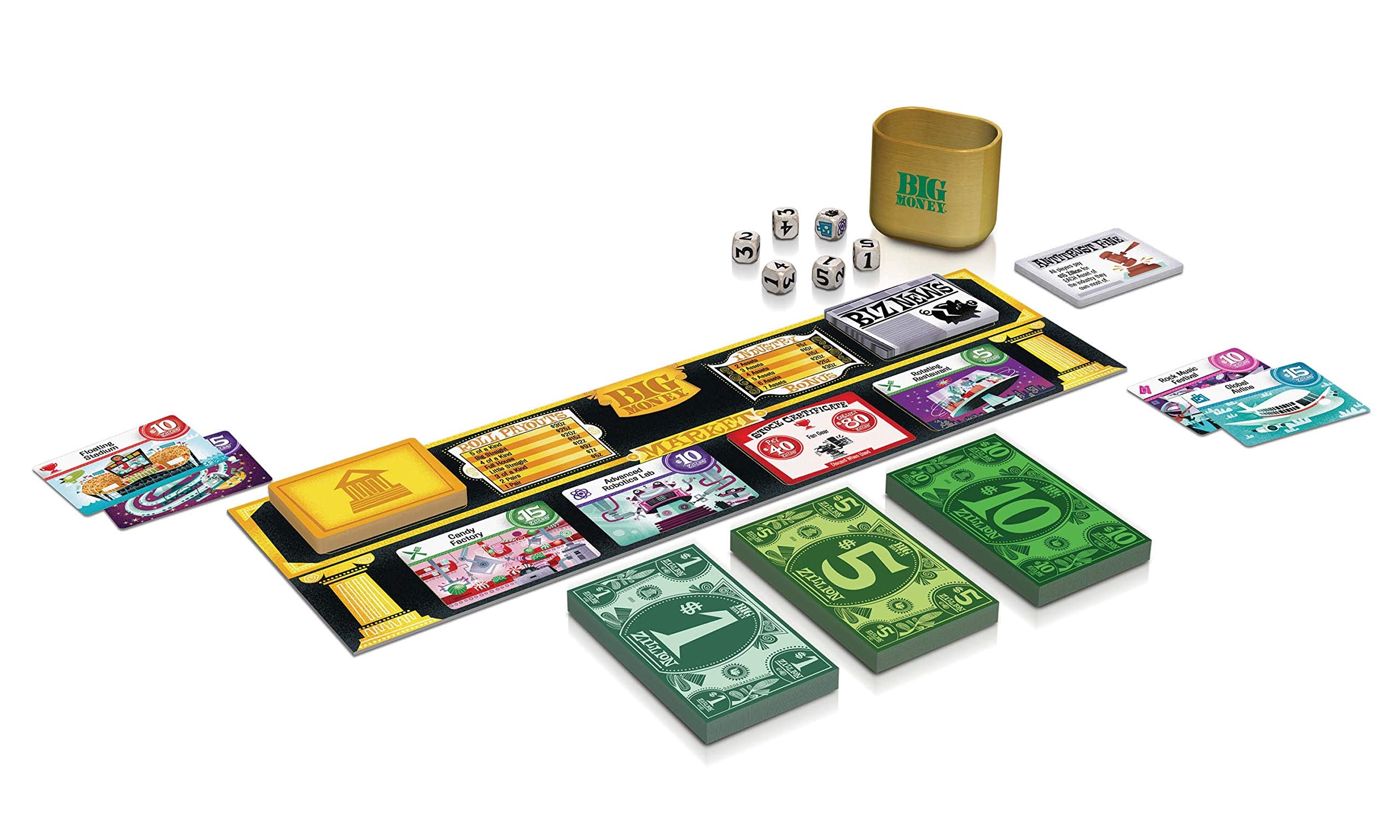 Jeu de société familial Ravensburger Big Money pour les enfants de 8 ans et plus - Des rouleaux risqués et des fortunes fabuleuses ! 3