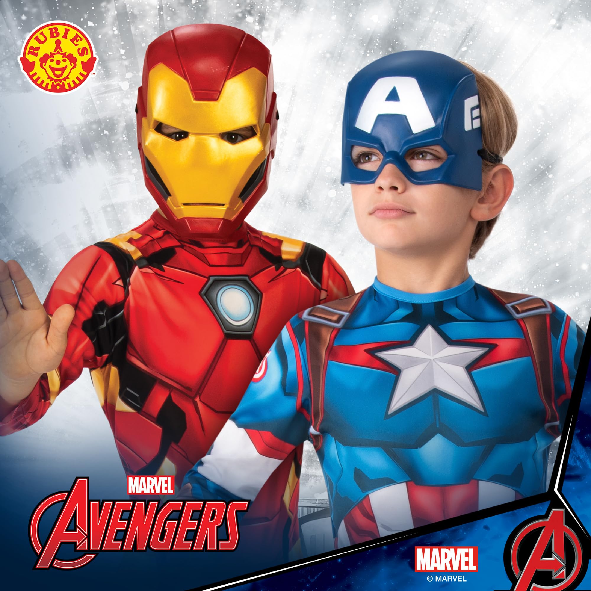 Rubies Captain America Deluxe Kids Fancy Dress Costume - Boys, Age 3-4 Years 4