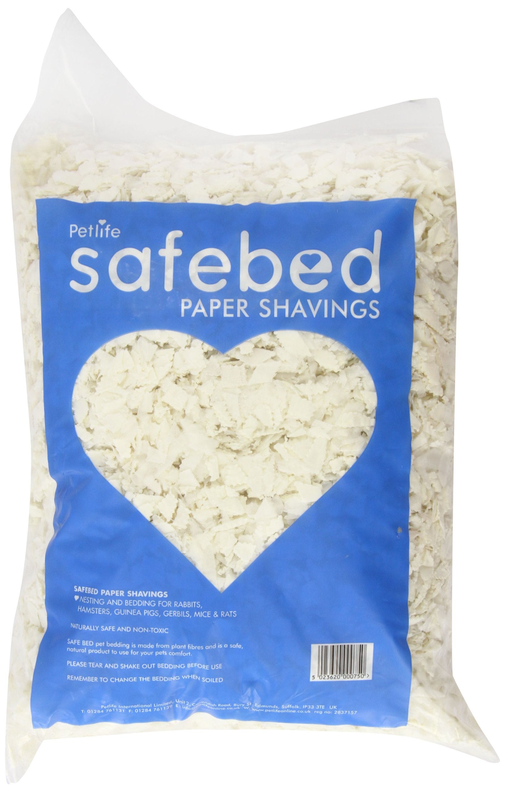 Safebed Paper Shavings Bedding - Natural, Safe, Biodegradable | Grey | Small Size