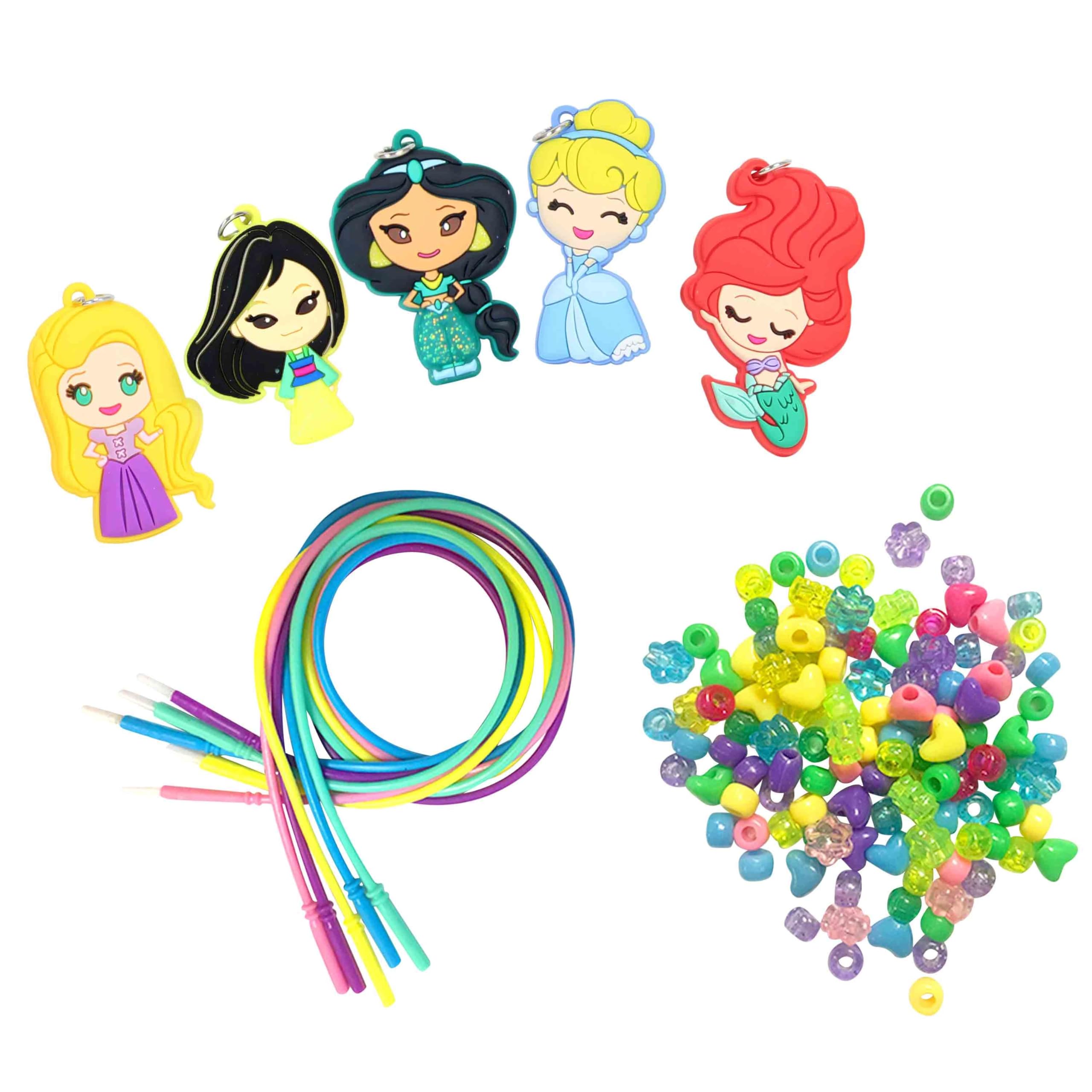 Just Play Disney Princess Necklace Activity Kit - 160 Pieces, Ages 3+ 3
