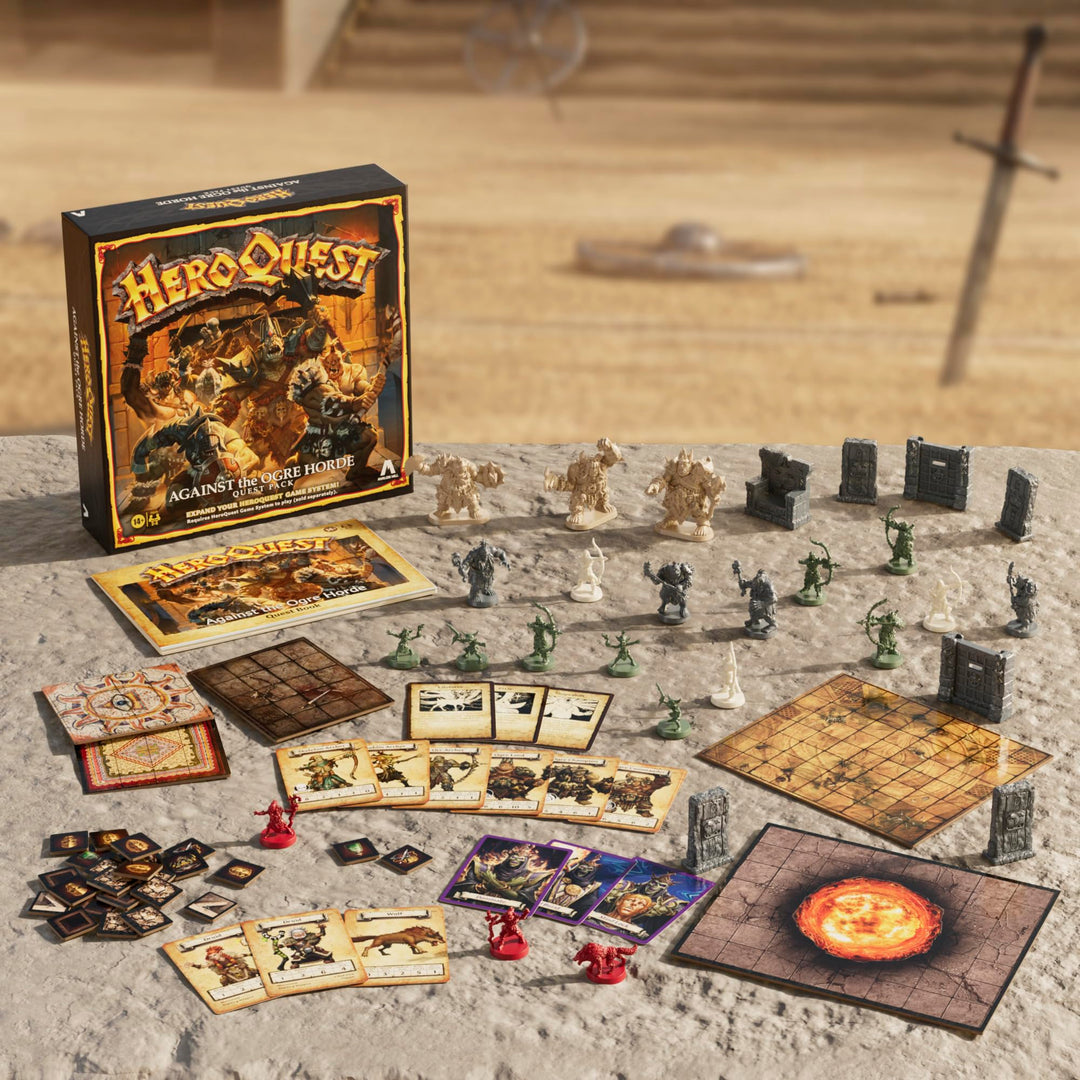 Avalon Hill HeroQuest Against the Ogre Horde Quest Pack – Fantasy Expansion for HeroQuest Game System