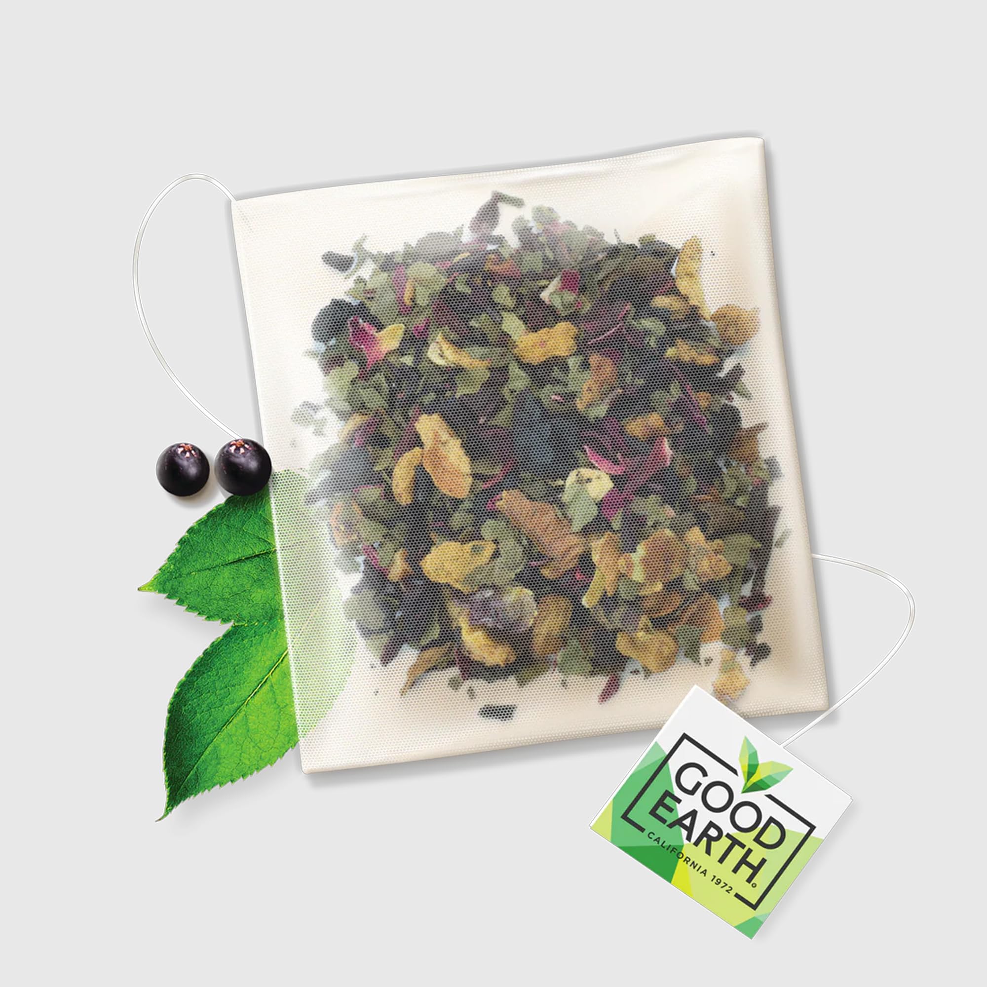 Good Earth Tea Co. Hibiscus, Sweet Berries & Rose Tea - 5 x 15 Teabags 14