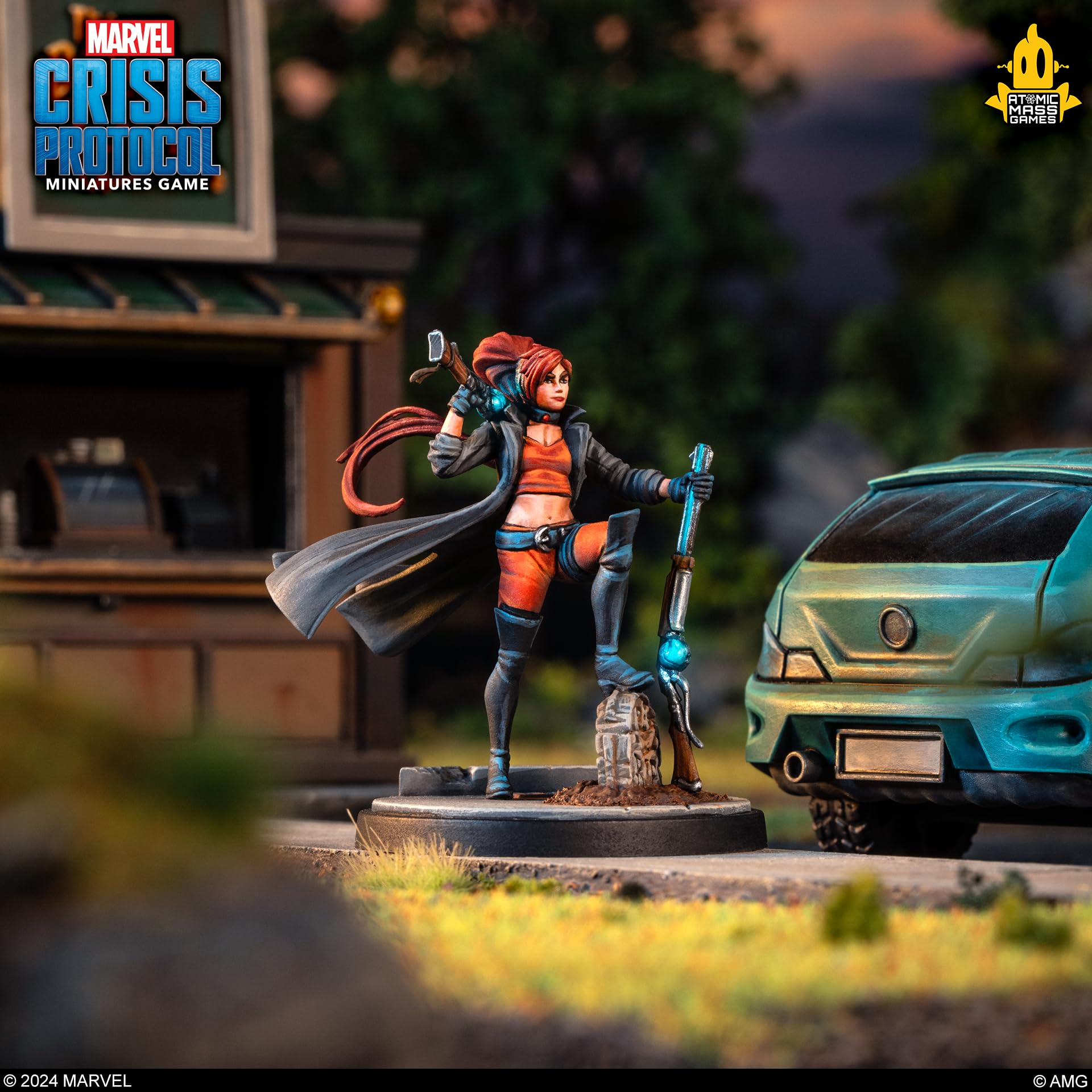 ATOMIC MASS GAMES Marvel Crisis Protocol: Elsa Bloodstone & Man-Thing Expansion | 2 Miniatures | 14+ 4