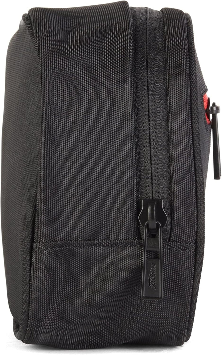 Titleist Players Dopp Kit Bag, Black, 11 Inch - Premium Travel Organizer for Golfers and Professionals