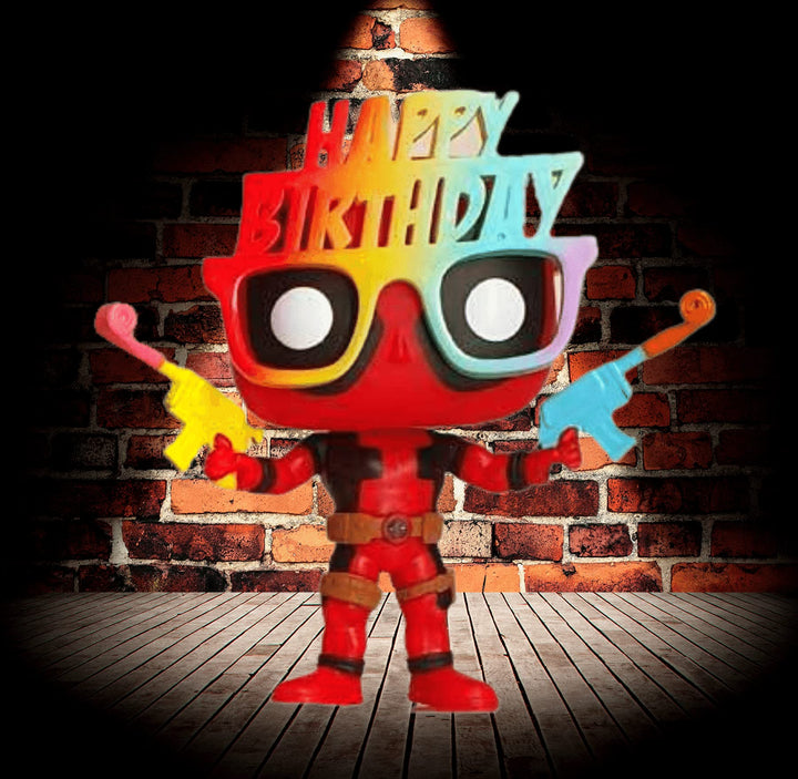 Lunettes d&#39;anniversaire Marvel Deadpool exclusives Funko 54687 Pop! Vinyle