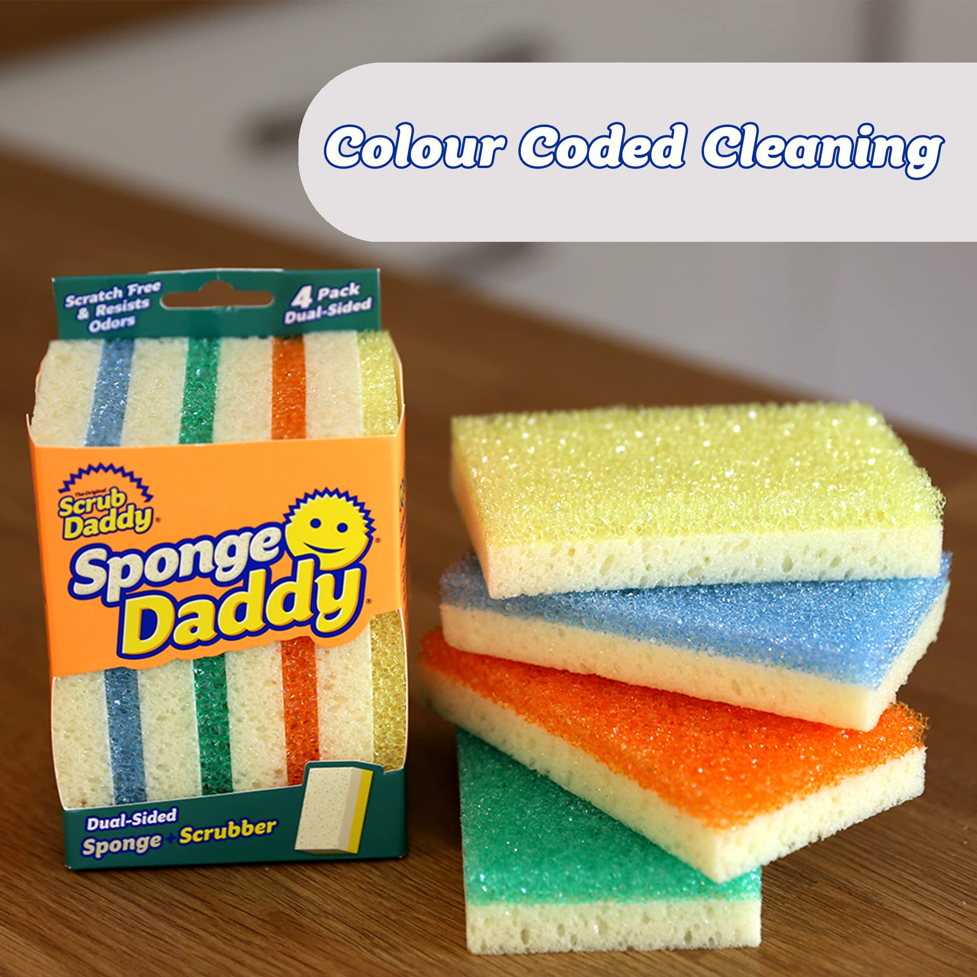 Scrub Daddy - Sponge Daddy Dual-Sided Scrubber Sponge for Dishes & Surfaces 8