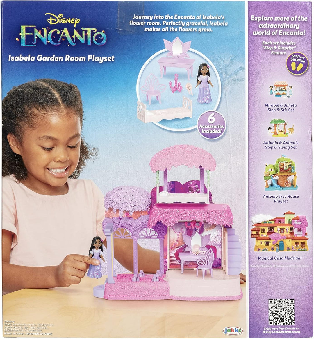 Disney Encanto Isabela Doll Playset - Flowers Bloom with Every Step, Ages 3+