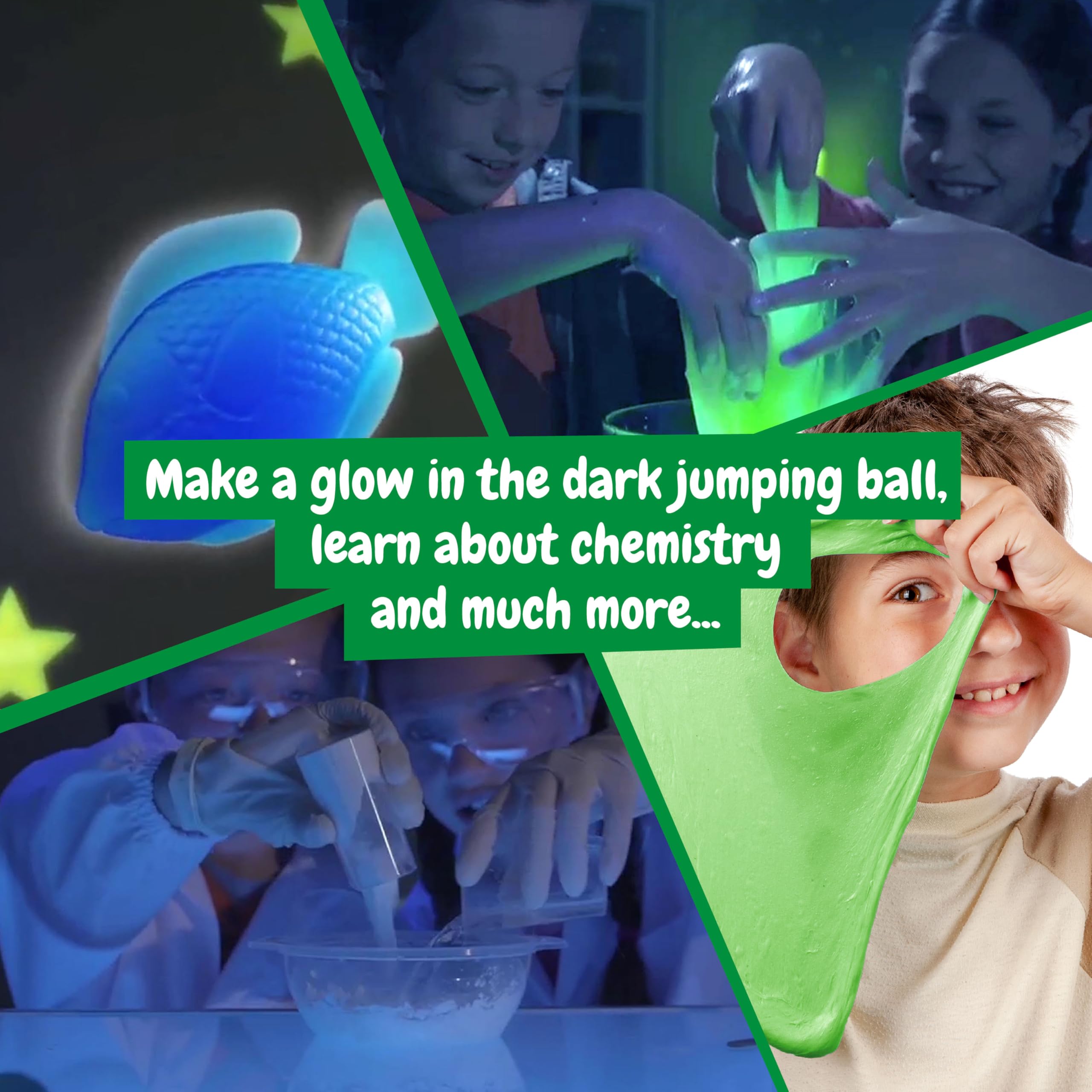 Science4you Slime Lab for Kids with Glow in the Dark - 20+ Activities STEM Kit 6