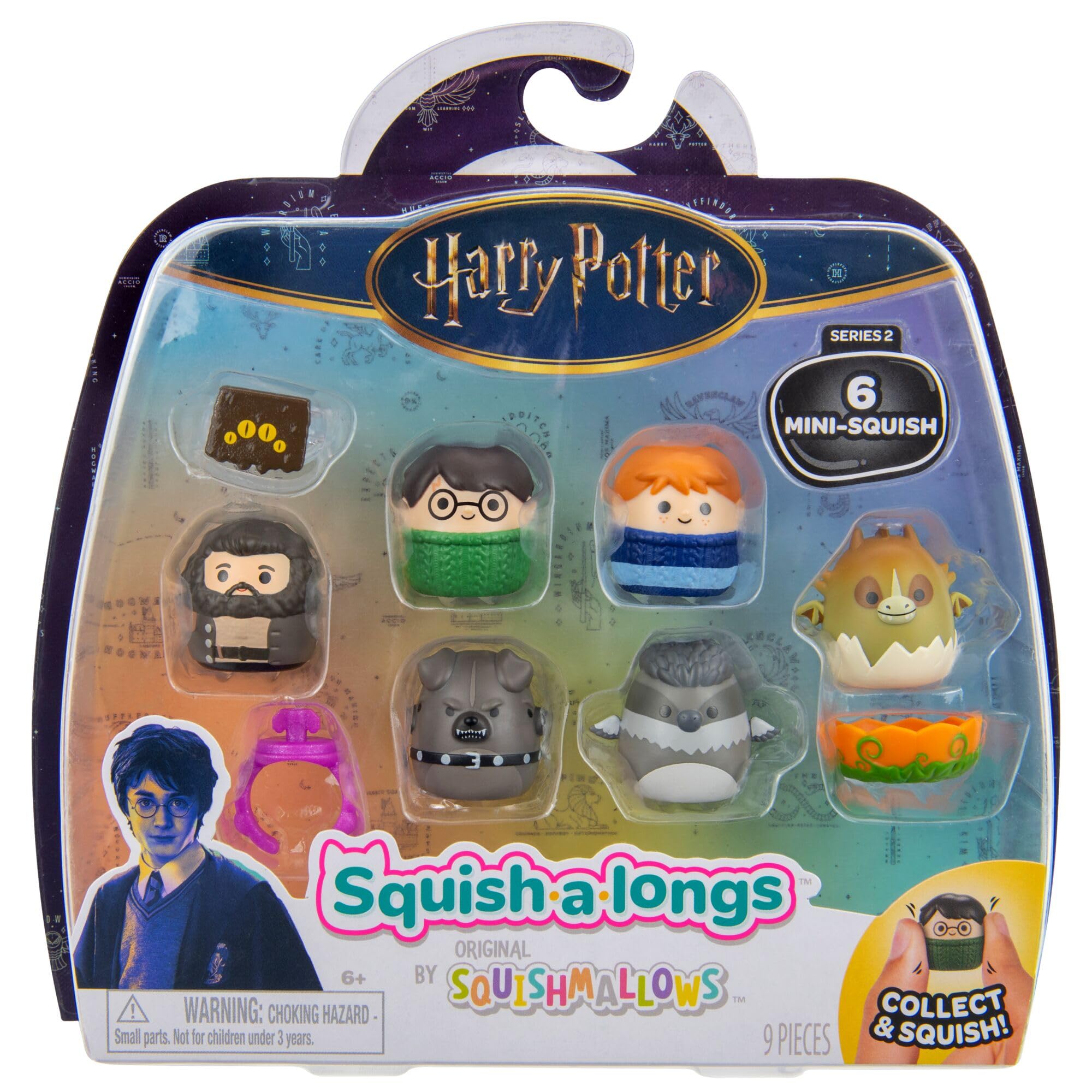 Squish-a-longs Harry Potter Mini-Squish + Accessory 6-Pack - Classic Edition | Ages 6+ 2