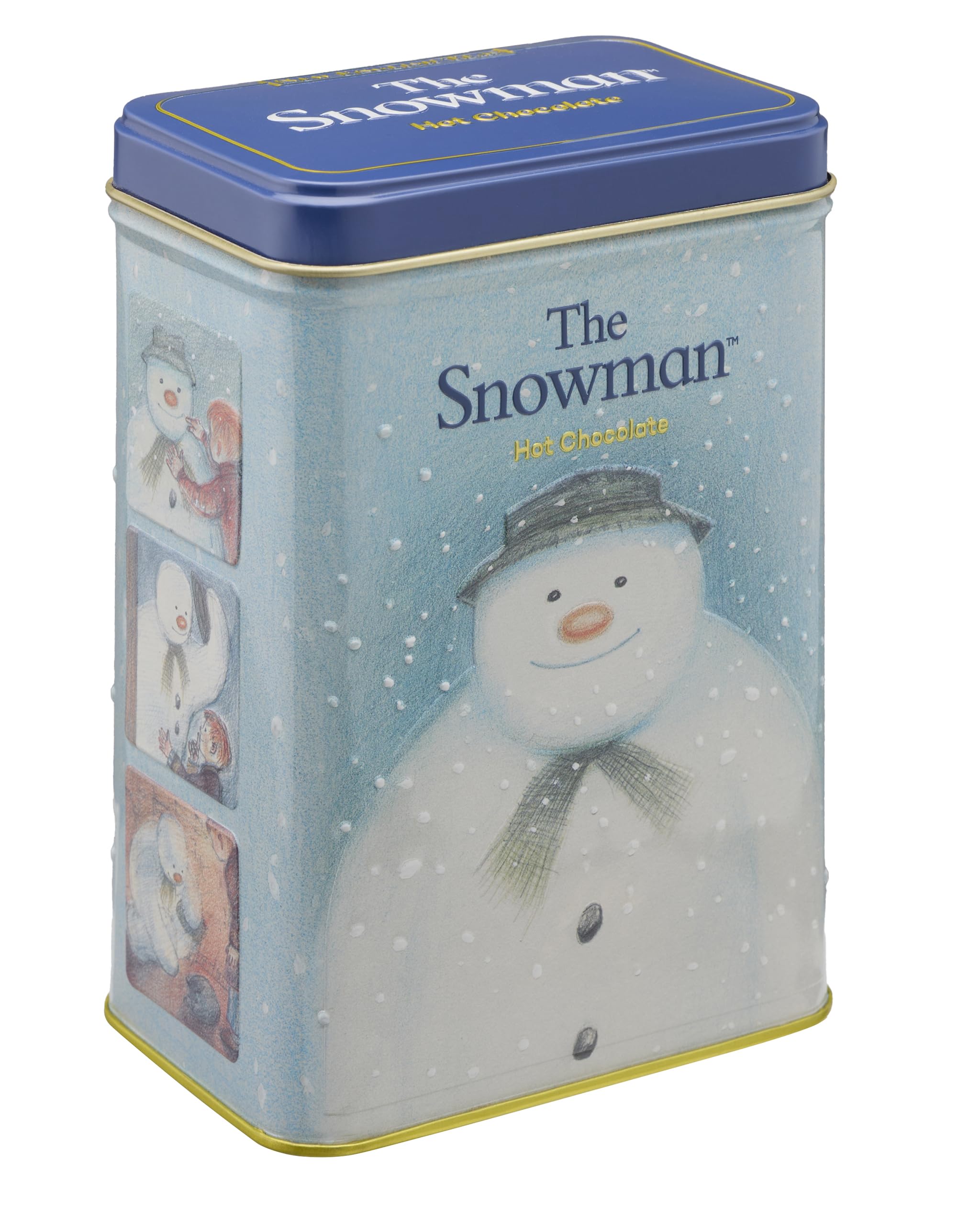 New English Teas The Snowman Hot Chocolate 250g Tin with Original Illustration 1