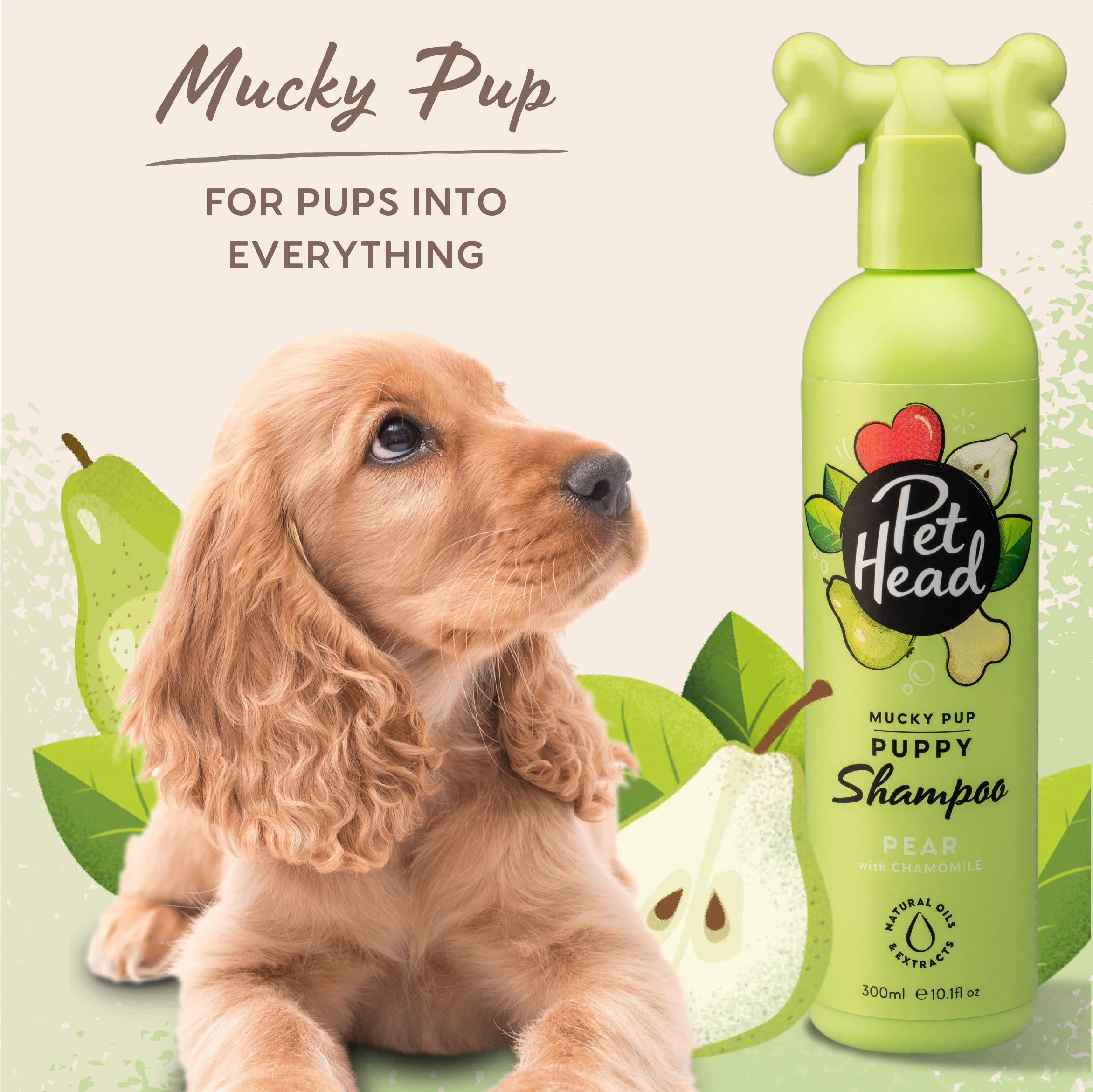 Pet Head Mucky Pup Puppy Shampoo - Pear Scent | Conditioning Formula for Puppies from 8 Weeks 3