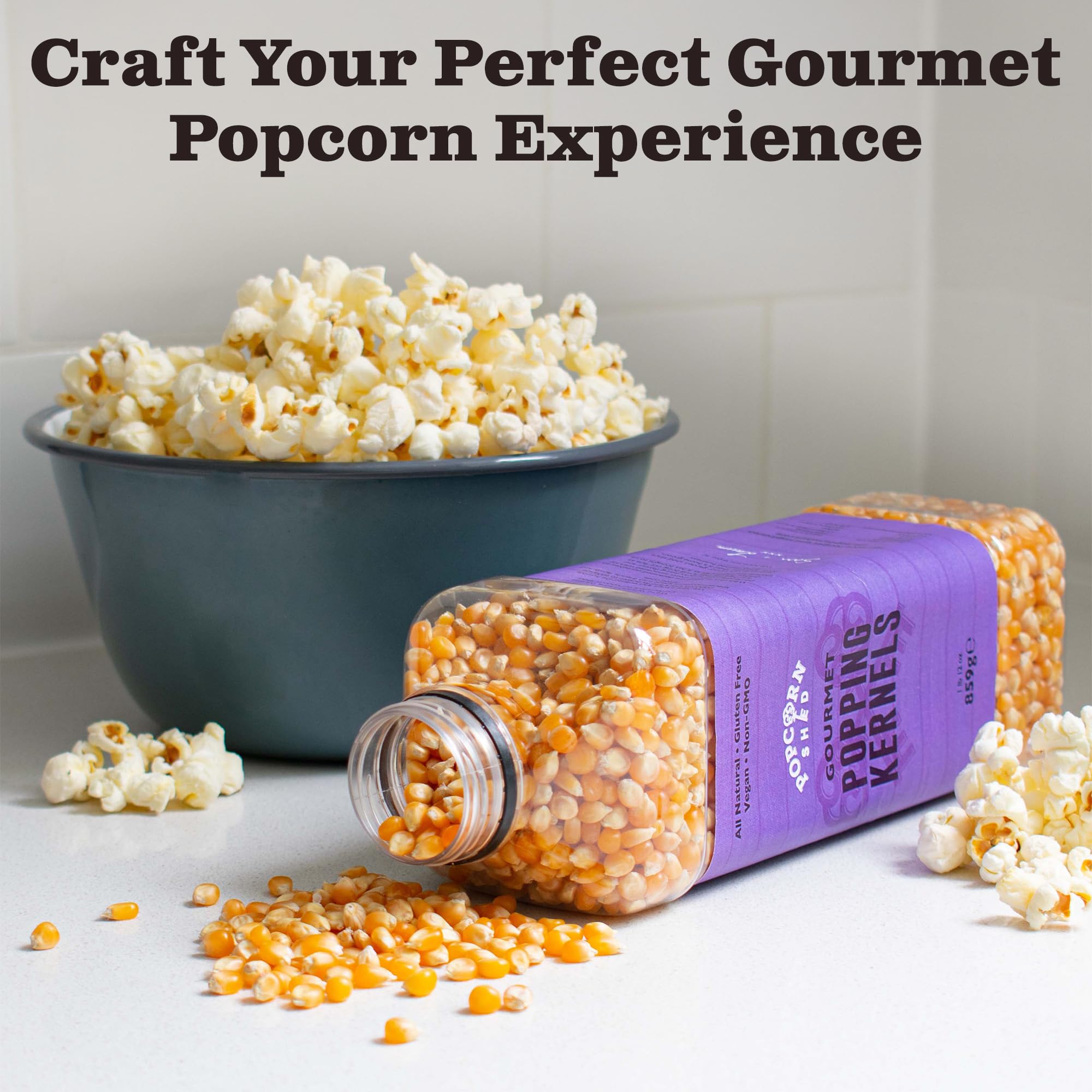 Popcorn Shed Gourmet Popcorn Kernels - 859g Bag | Easy Low Calorie Snack | Made in Britain 5
