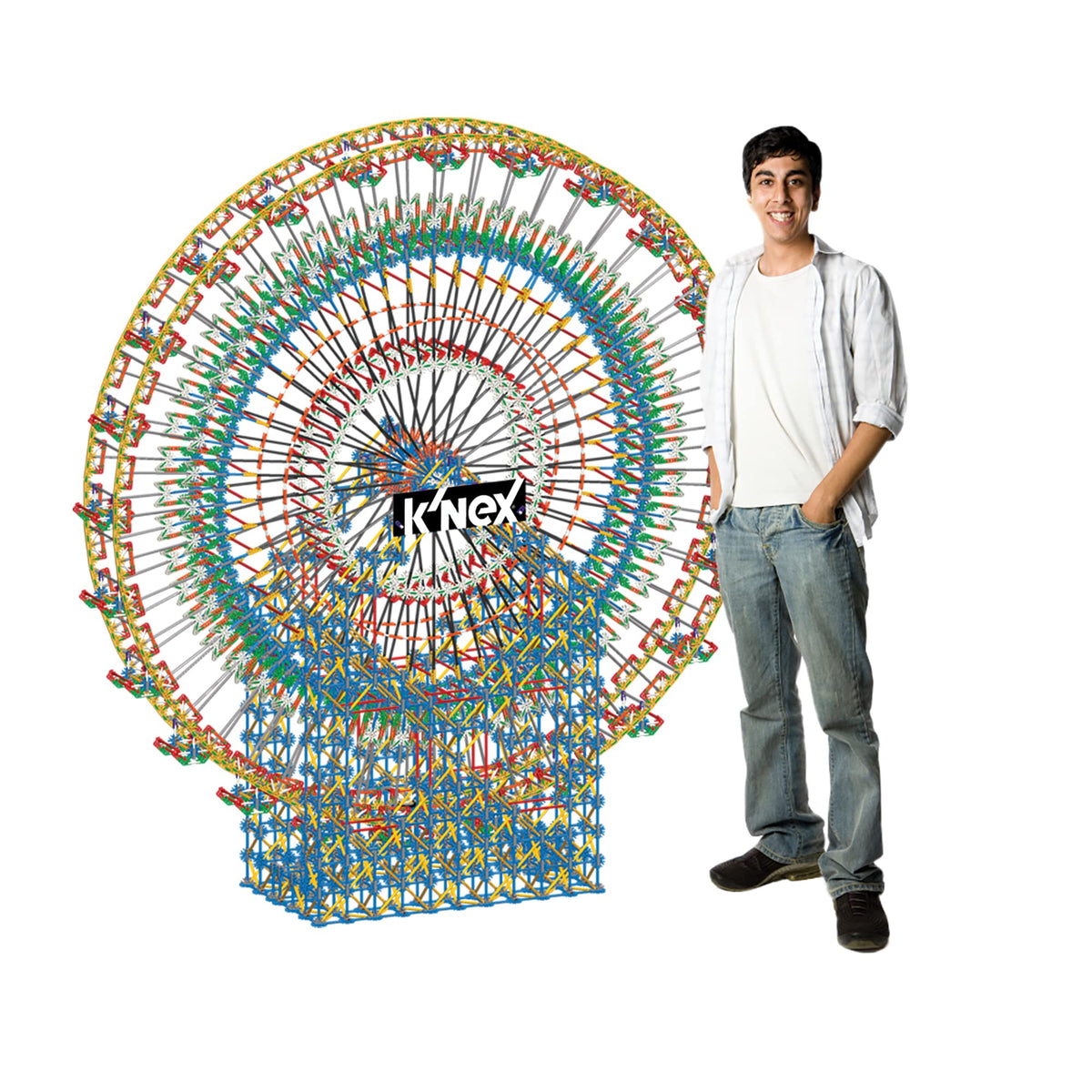 K'NEX 6 Foot Ferris Wheel Building Set - Motorised - Ages 16+
