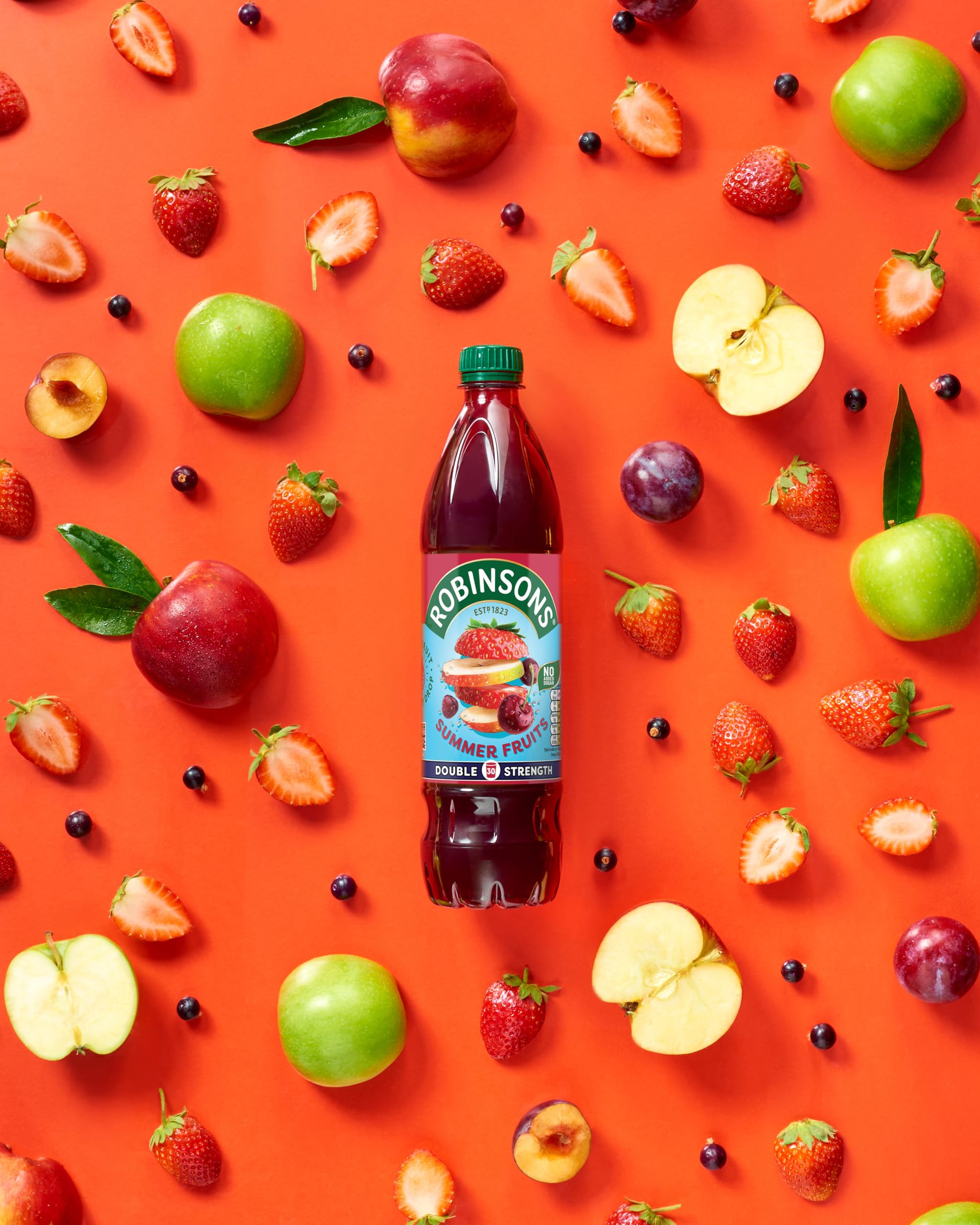 Robinsons Summer Fruits Squash - Low Calorie Double Strength Concentrate | 750ml 4