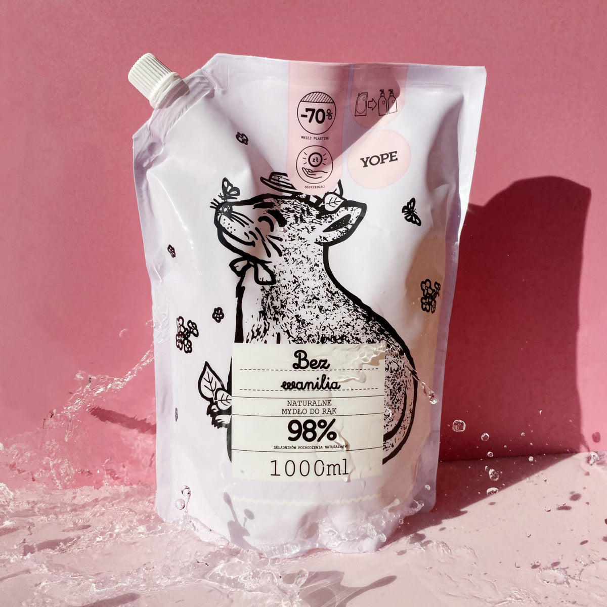 Yope Lilac Vanilla Hand Wash - Moisturizing with Allantoin & Provitamin B5 | 1000ml Pouch