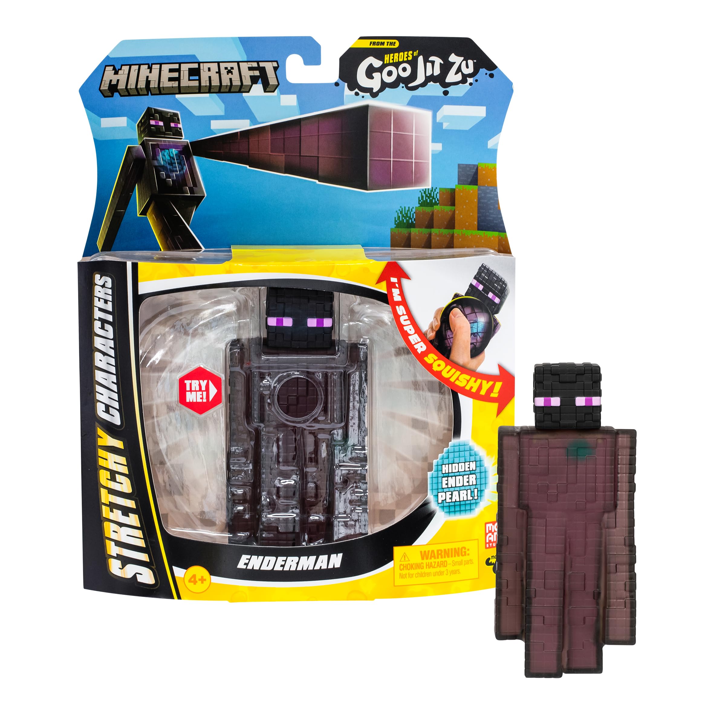 Heroes of Goo Jit Zu Minecraft Enderman Stretchy Figure 1