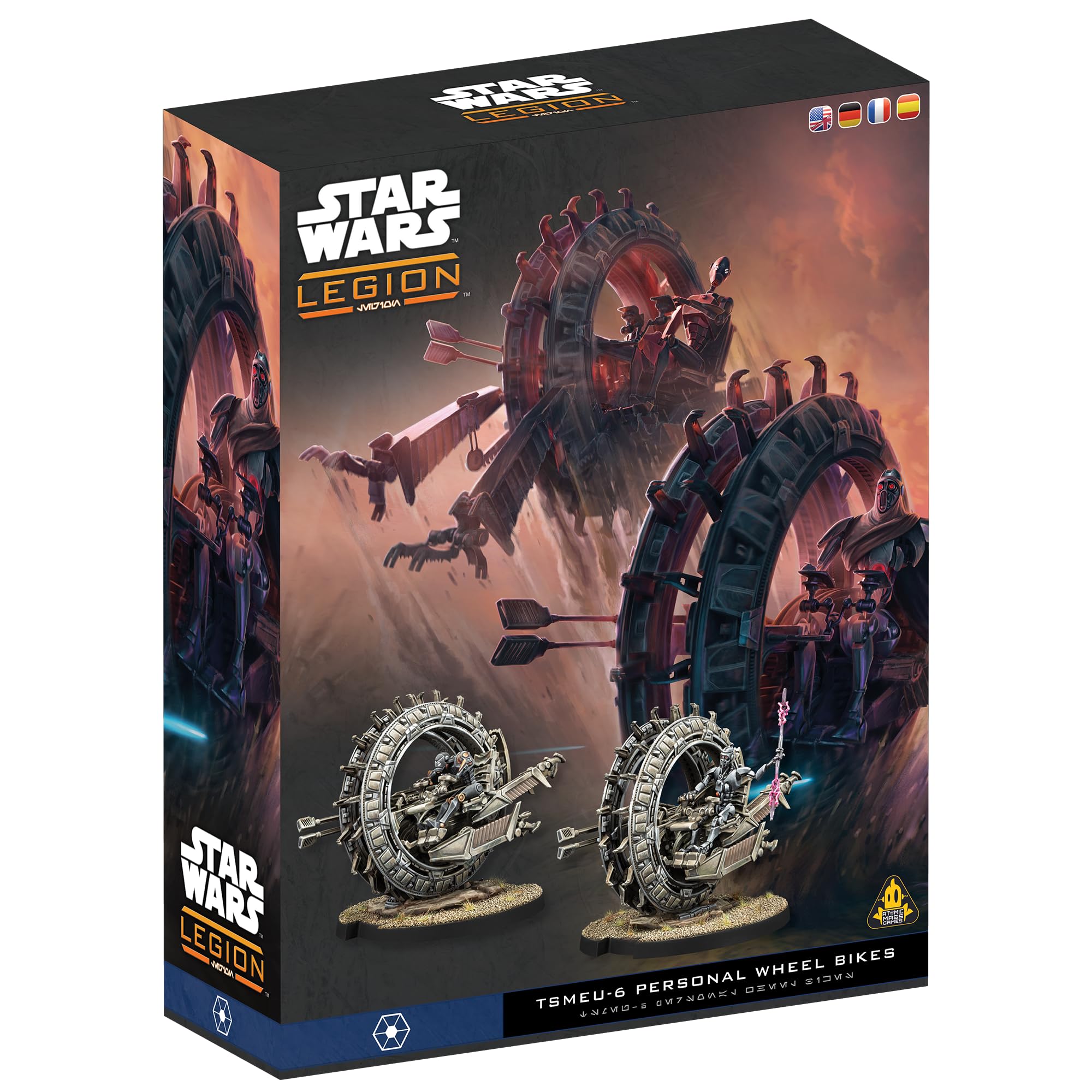 Asmodee Star Wars: Legion TSMEU-6 Personal Wheel Bike Expansion | Separatist Alliance Miniatures Game