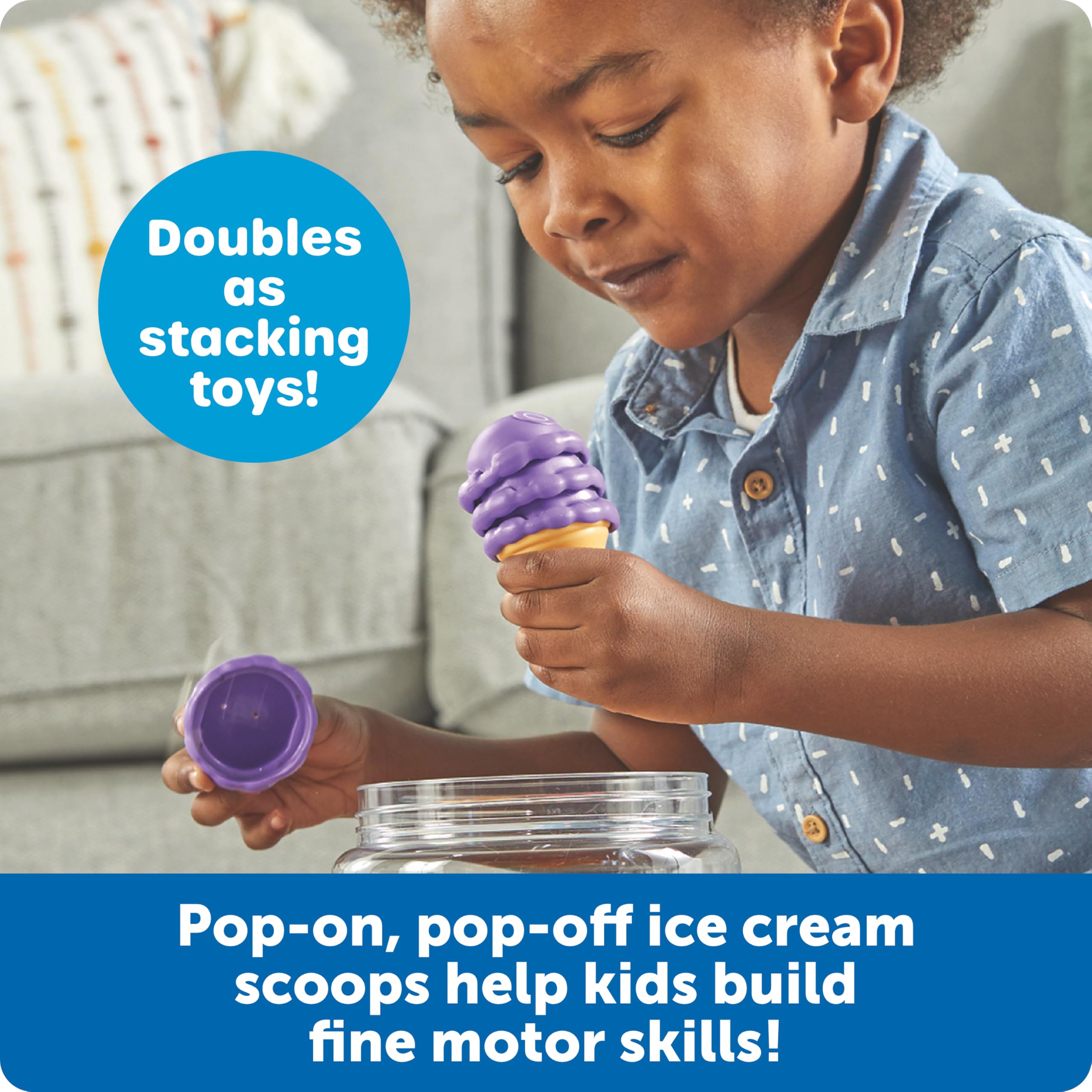 Learning Resources Mini Letter Scoops - Alphabet Learning Toy for 3 Year Olds 10