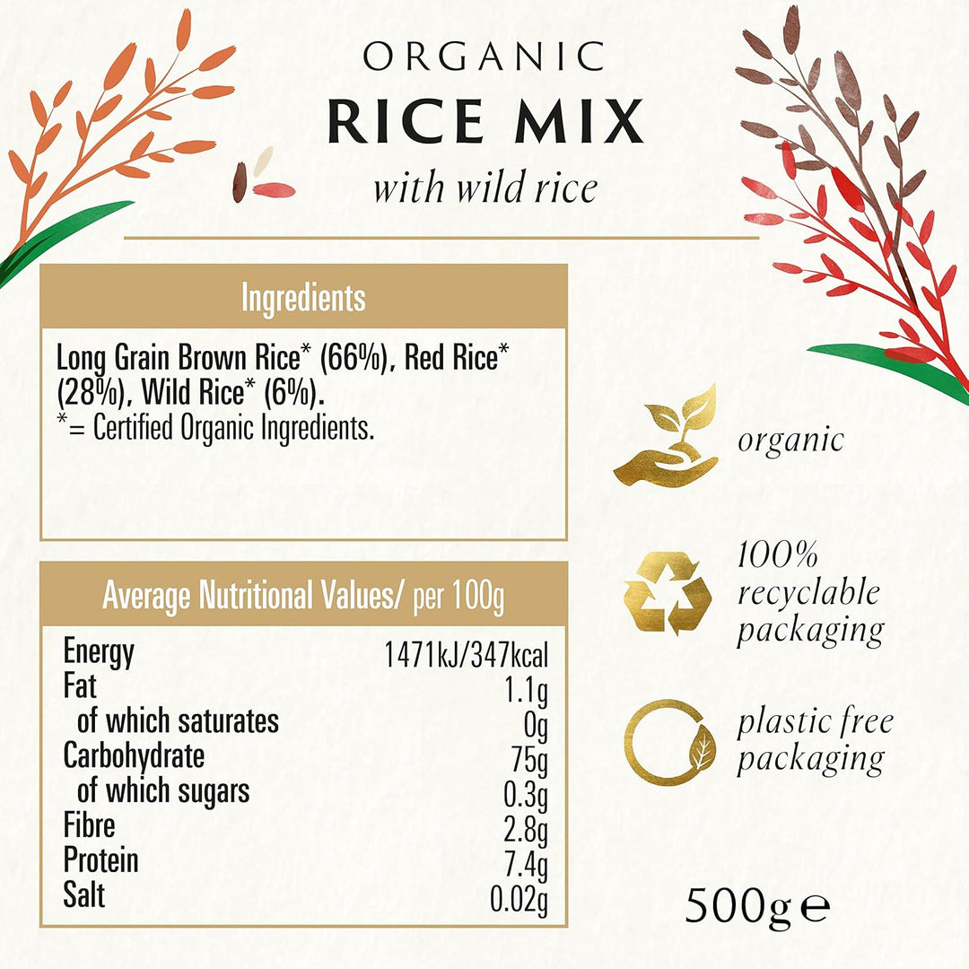 Biona Organic Wild Rice Mix - 500g