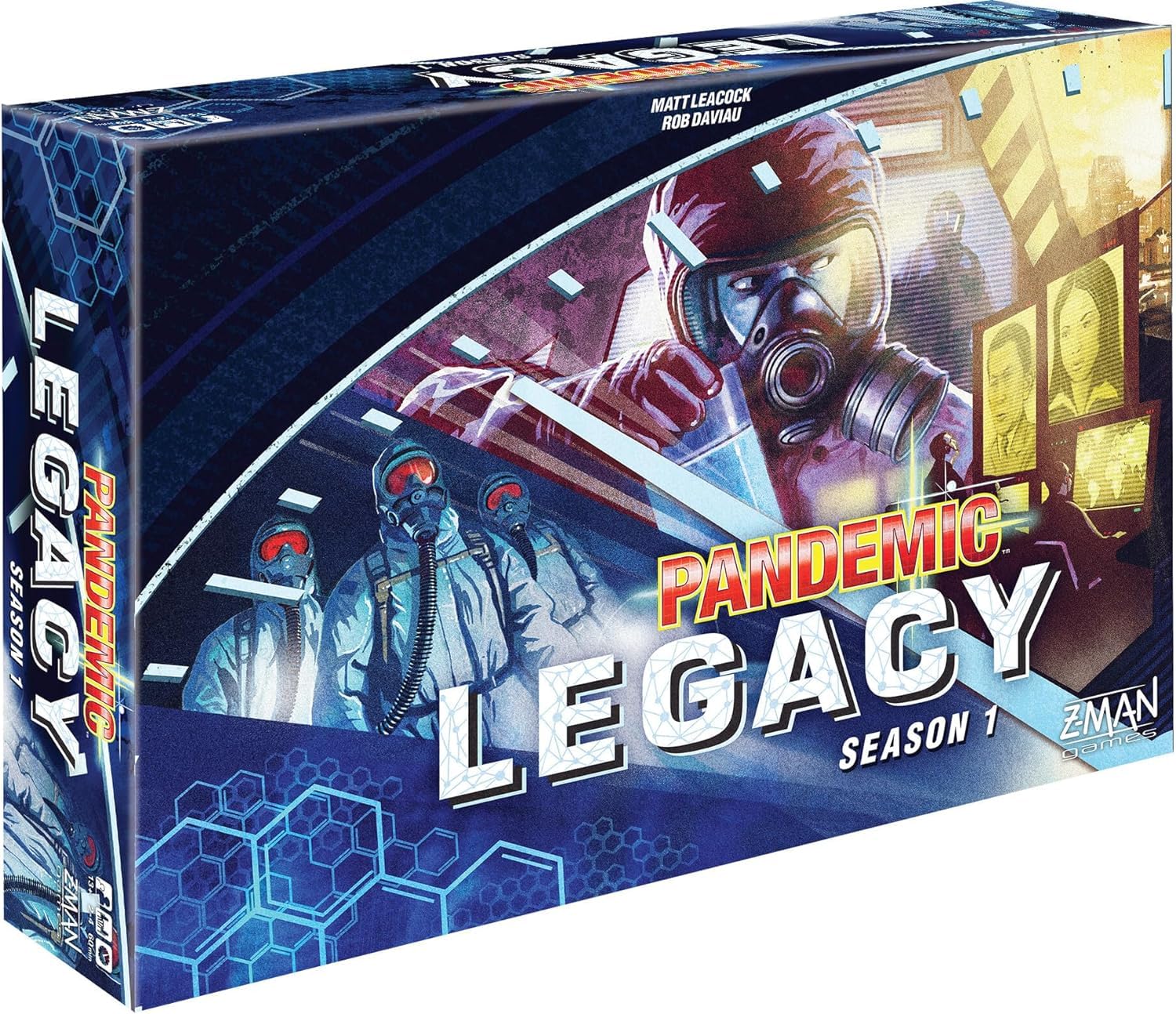 Z-Man Games Pandemic Legacy Season 1 Blue Edition Board Game | Cooperative Strategy | 2-4 Players | 60 Min 1