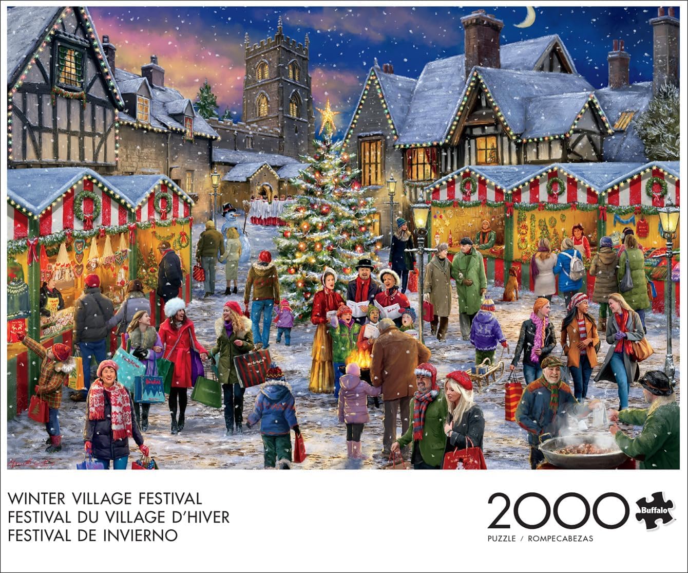 Buffalo Games - Winter Village Festival - 2000 Piece Jigsaw Puzzle 8